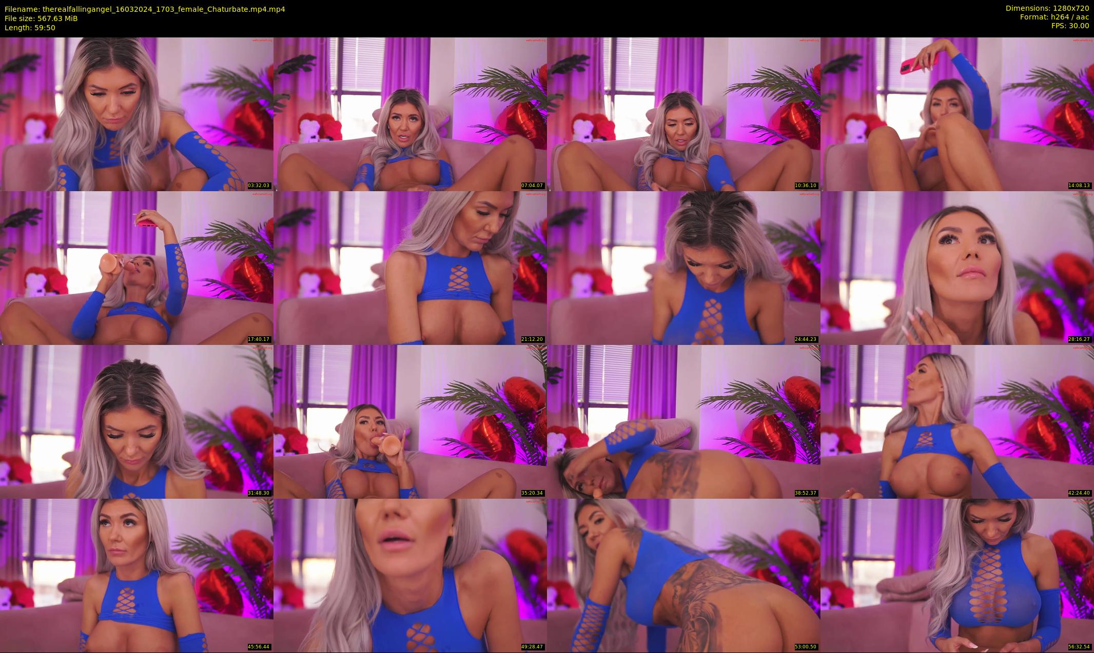 therealfallingangel — 60 minute Chaturbate female cam show recording, 720p, Mar 16, 2024