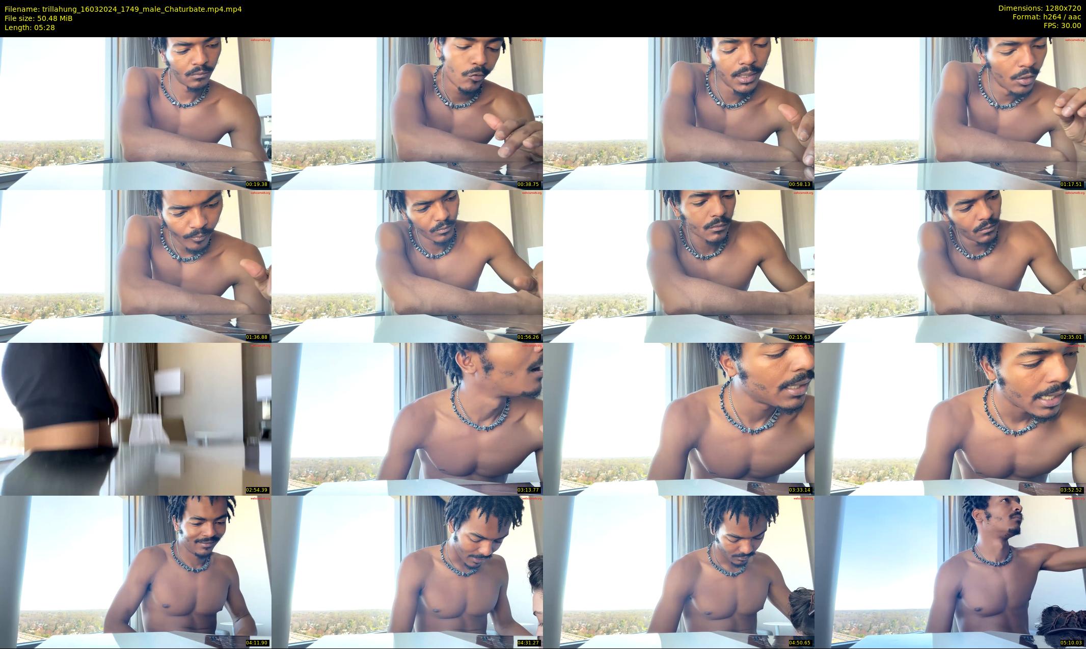 trillahung — 6 minute Chaturbate male cam show recording, 720p, Mar 16, 2024