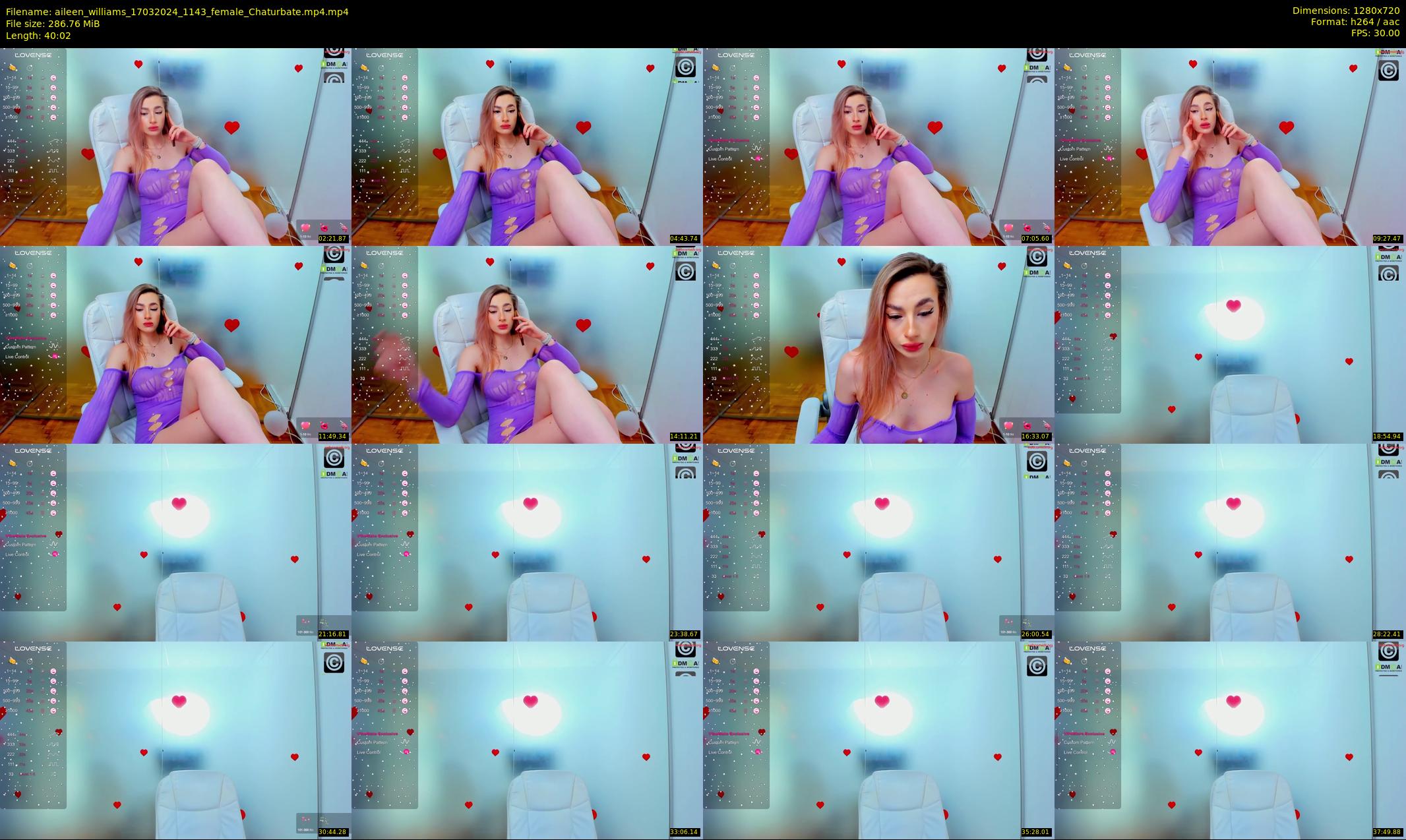aileen_williams — 41 minute Chaturbate female cam show recording, 720p, Mar 17, 2024