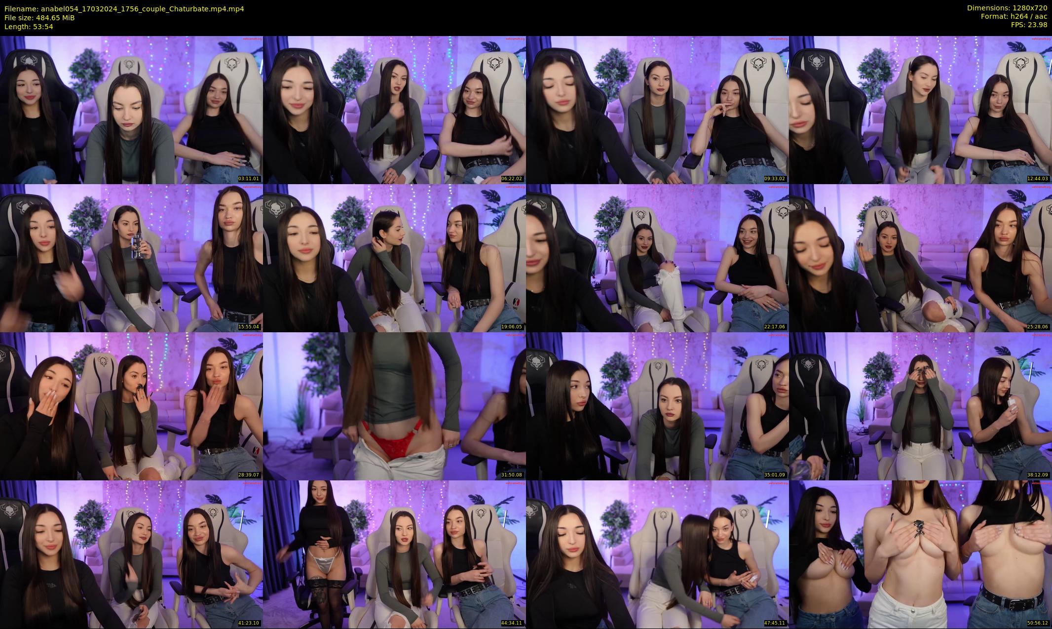 anabel054 — 54 minute Chaturbate female cam show recording, 720p, Mar 17, 2024