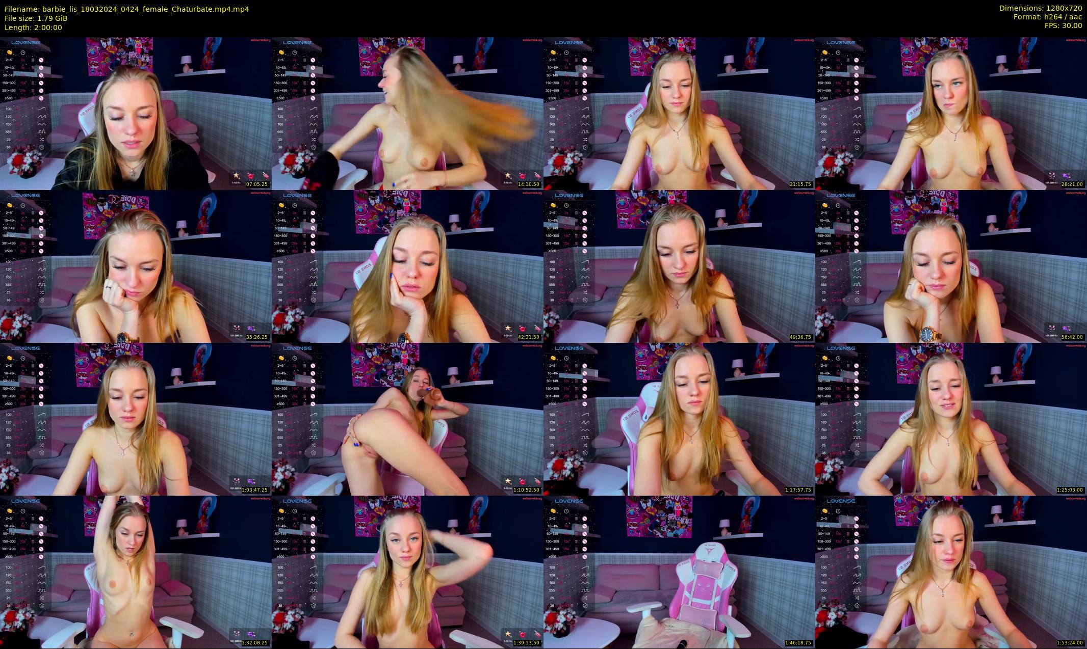 barbie_lis — 120 minute Chaturbate female cam show recording, 720p, Mar 18, 2024