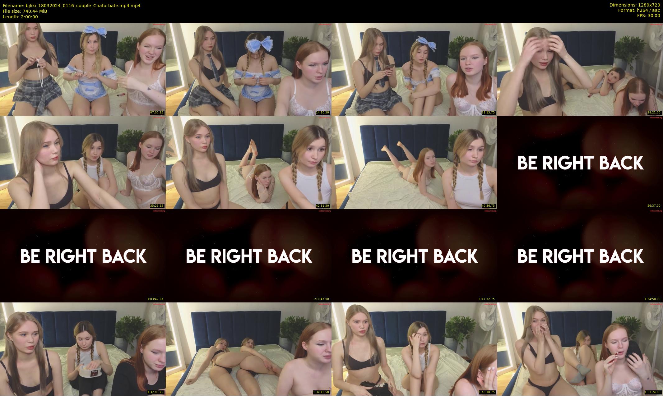 bjliki — 120 minute Chaturbate couple cam show recording, 720p, Mar 18, 2024