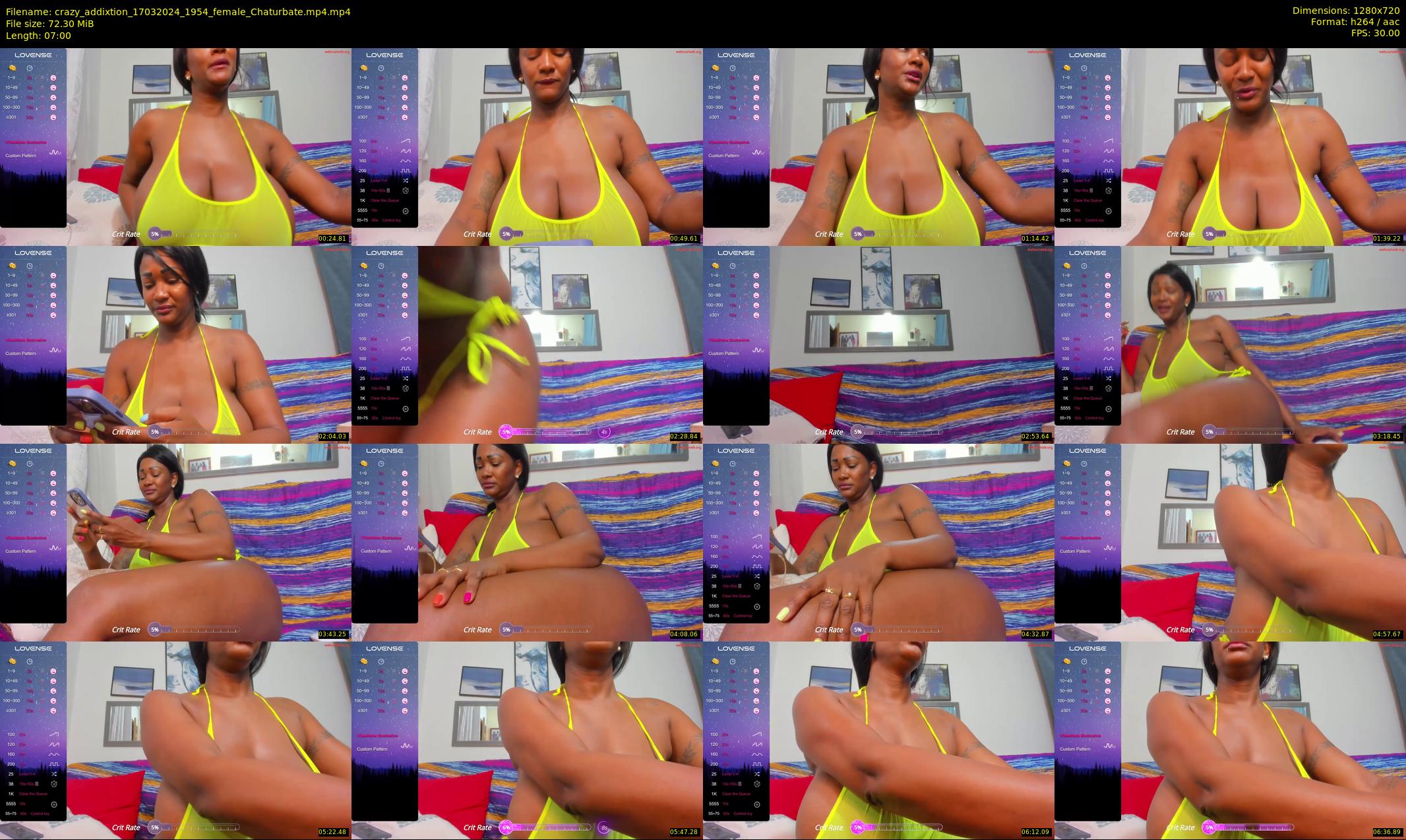 crazy_addixtion — 7 minute Chaturbate female cam show recording, 720p, Mar 17, 2024