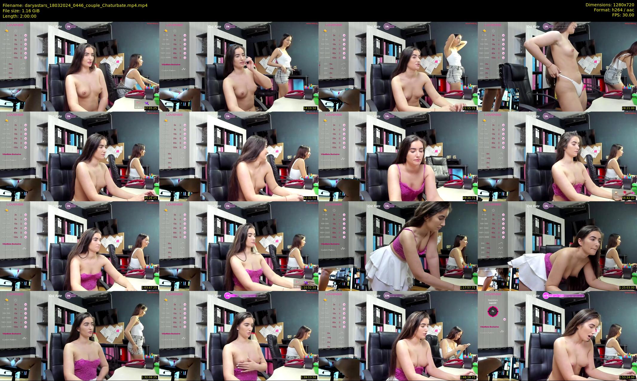 daryastars — 120 minute Chaturbate couple cam show recording, 720p, Mar 18, 2024