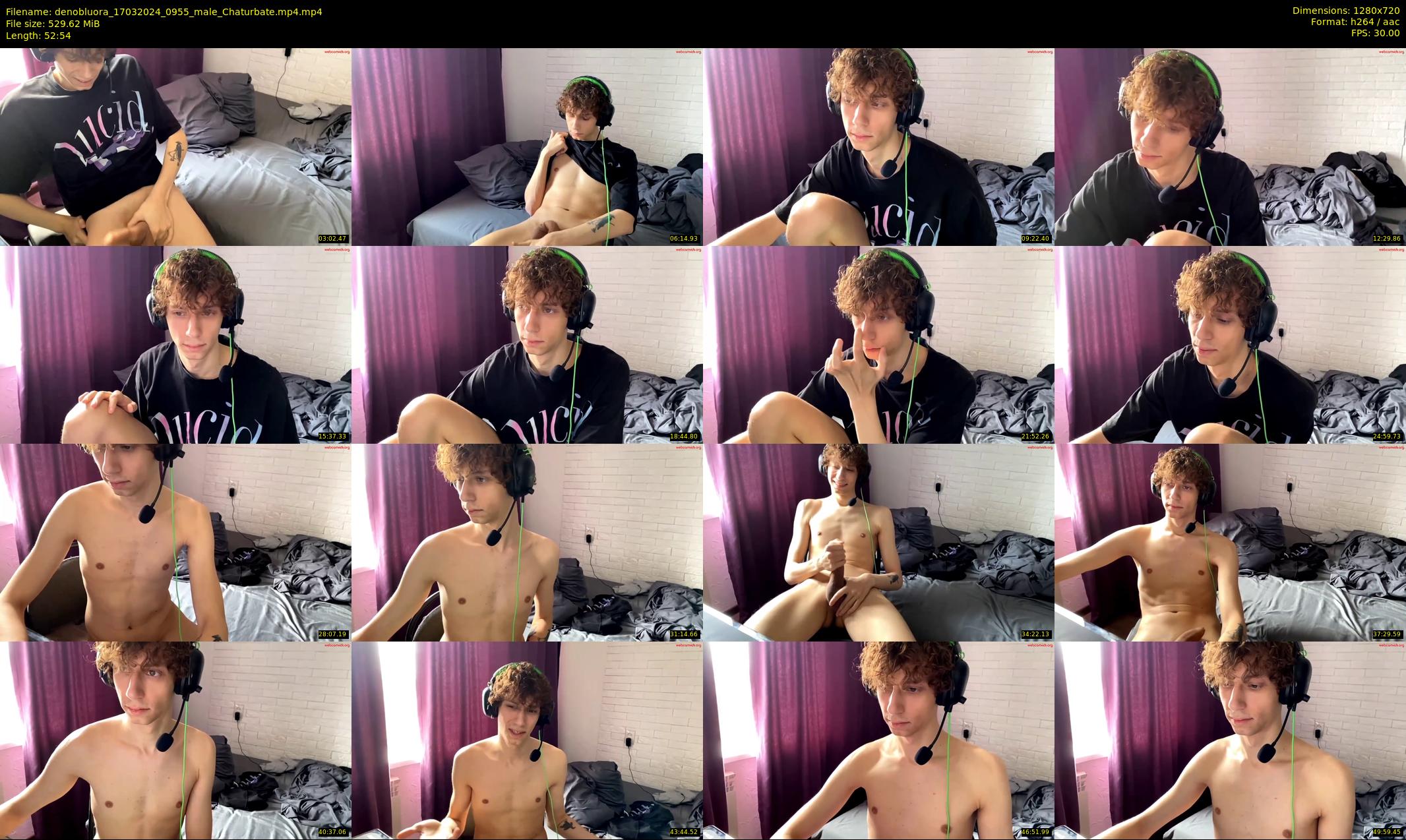 denobluora — 53 minute Chaturbate male cam show recording, 720p, Mar 17, 2024
