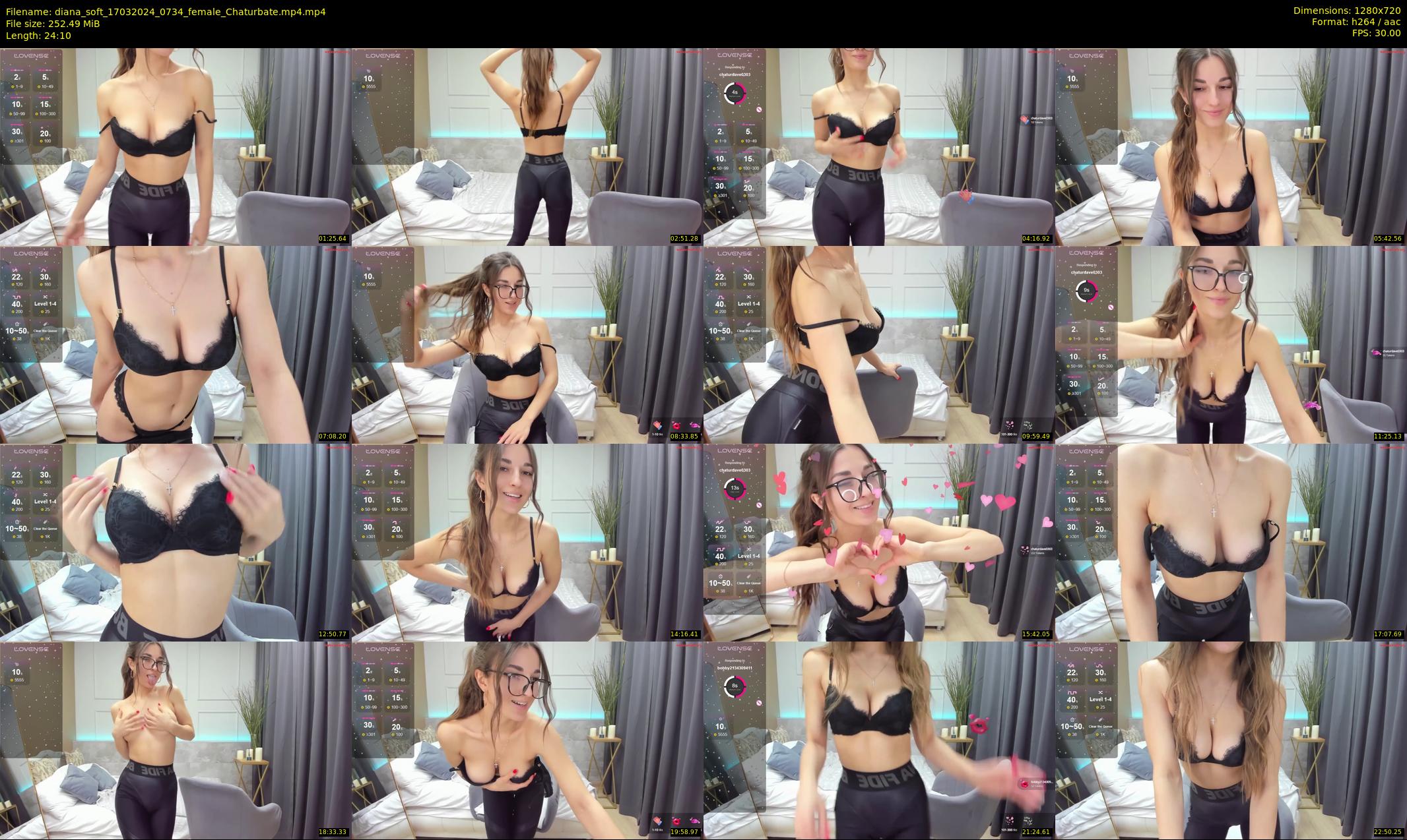 diana_soft — 25 minute Chaturbate female cam show recording, 720p, Mar 17, 2024