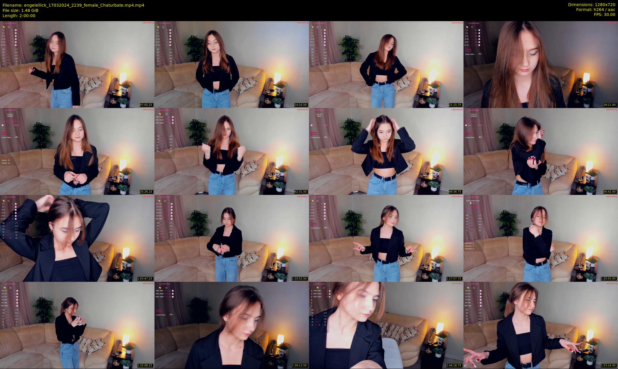 engelellick — 120 minute Chaturbate female cam show recording, 720p, Mar 17, 2024