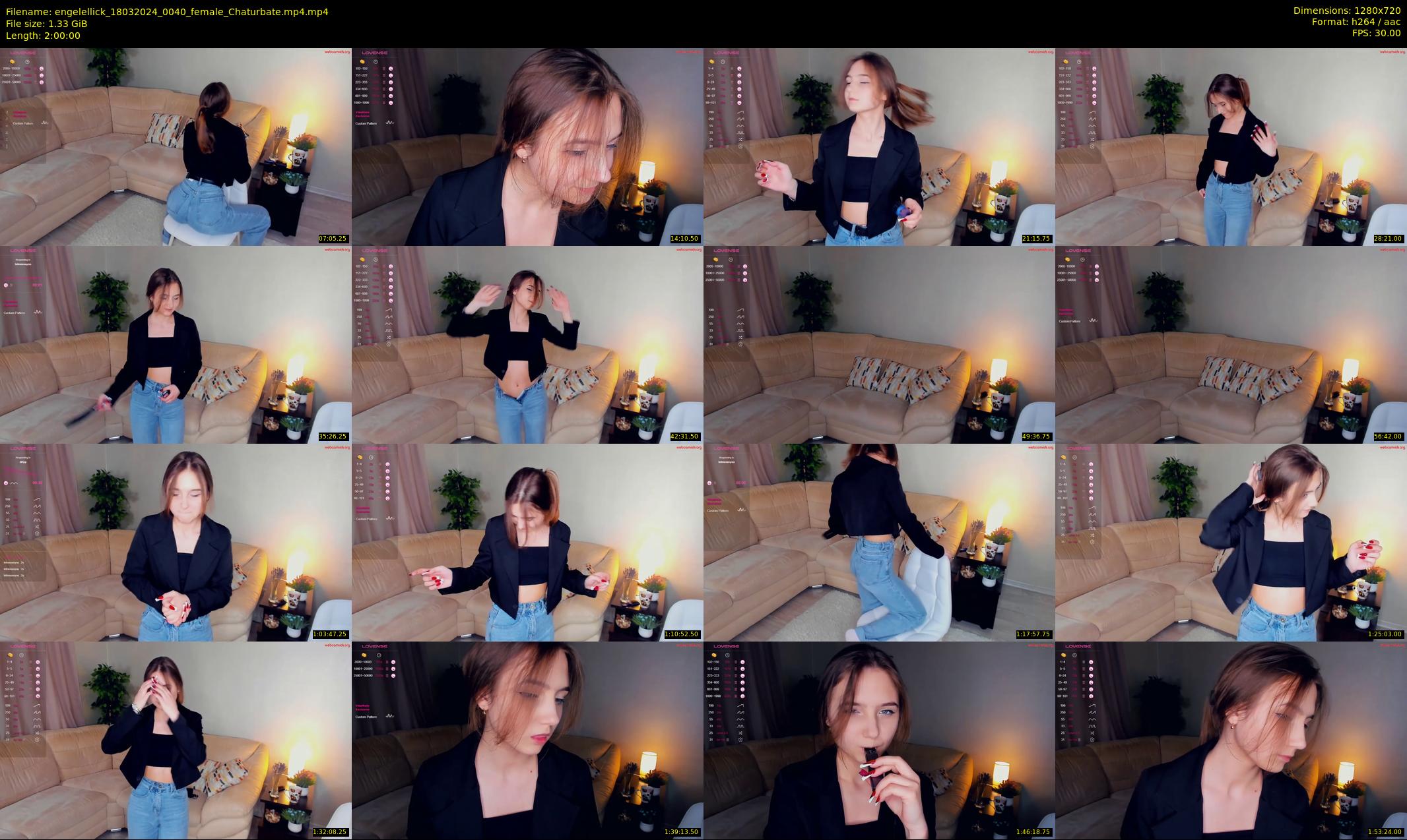 engelellick — 120 minute Chaturbate female cam show recording, 720p, Mar 18, 2024