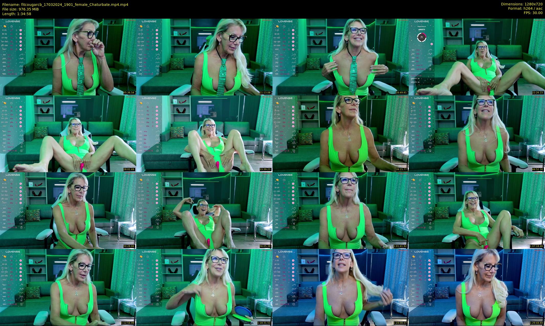 fitcougarcb — 95 minute Chaturbate female cam show recording, 720p, Mar 17, 2024