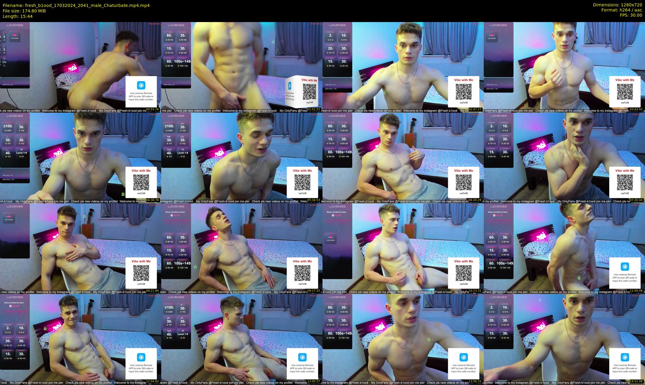 fresh_b1ood — 16 minute Chaturbate male cam show recording, 720p, Mar 17, 2024