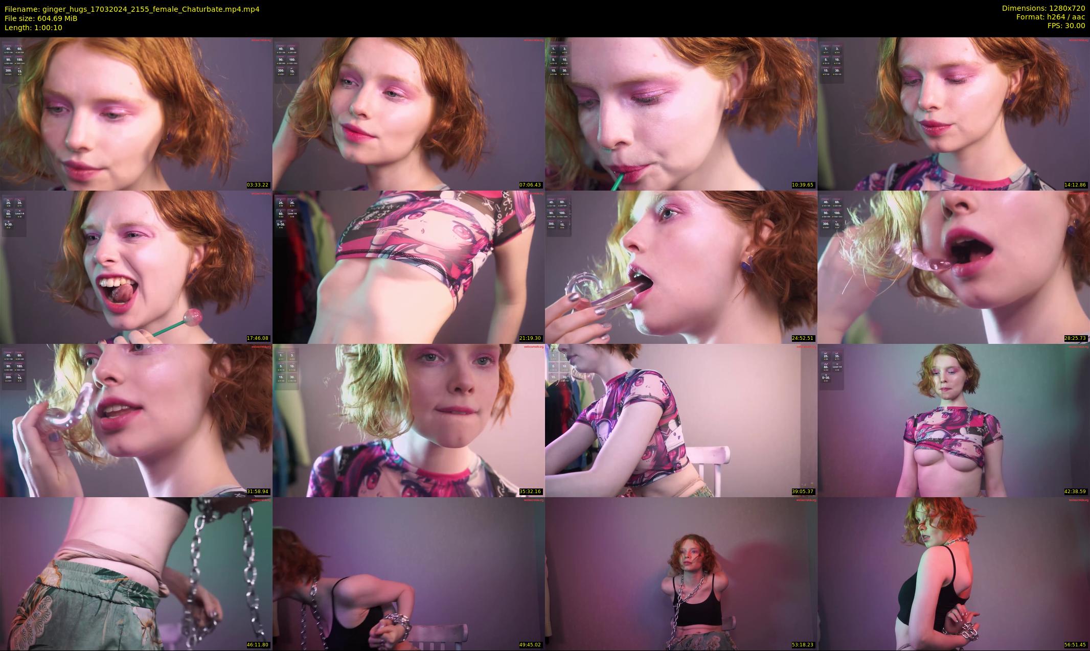 ginger_hugs — 61 minute Chaturbate female cam show recording, 720p, Mar 17, 2024