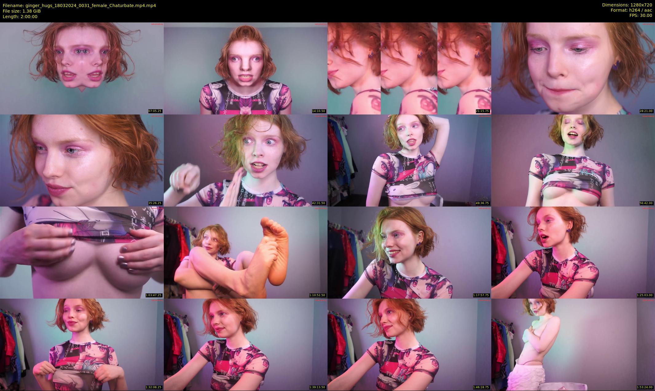 ginger_hugs — 120 minute Chaturbate female cam show recording, 720p, Mar 18, 2024