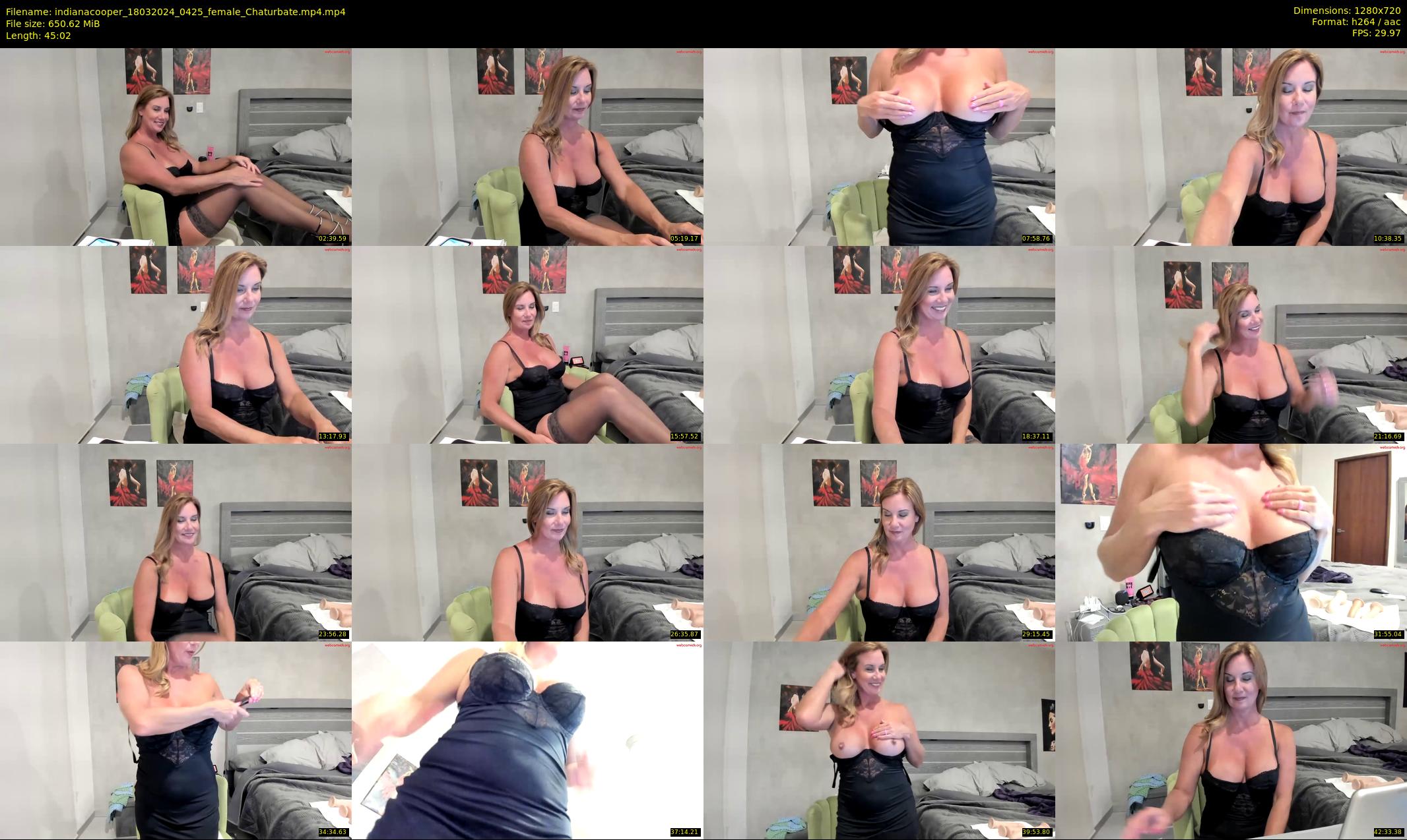 indianacooper — 46 minute Chaturbate female cam show recording, 720p, Mar 18, 2024