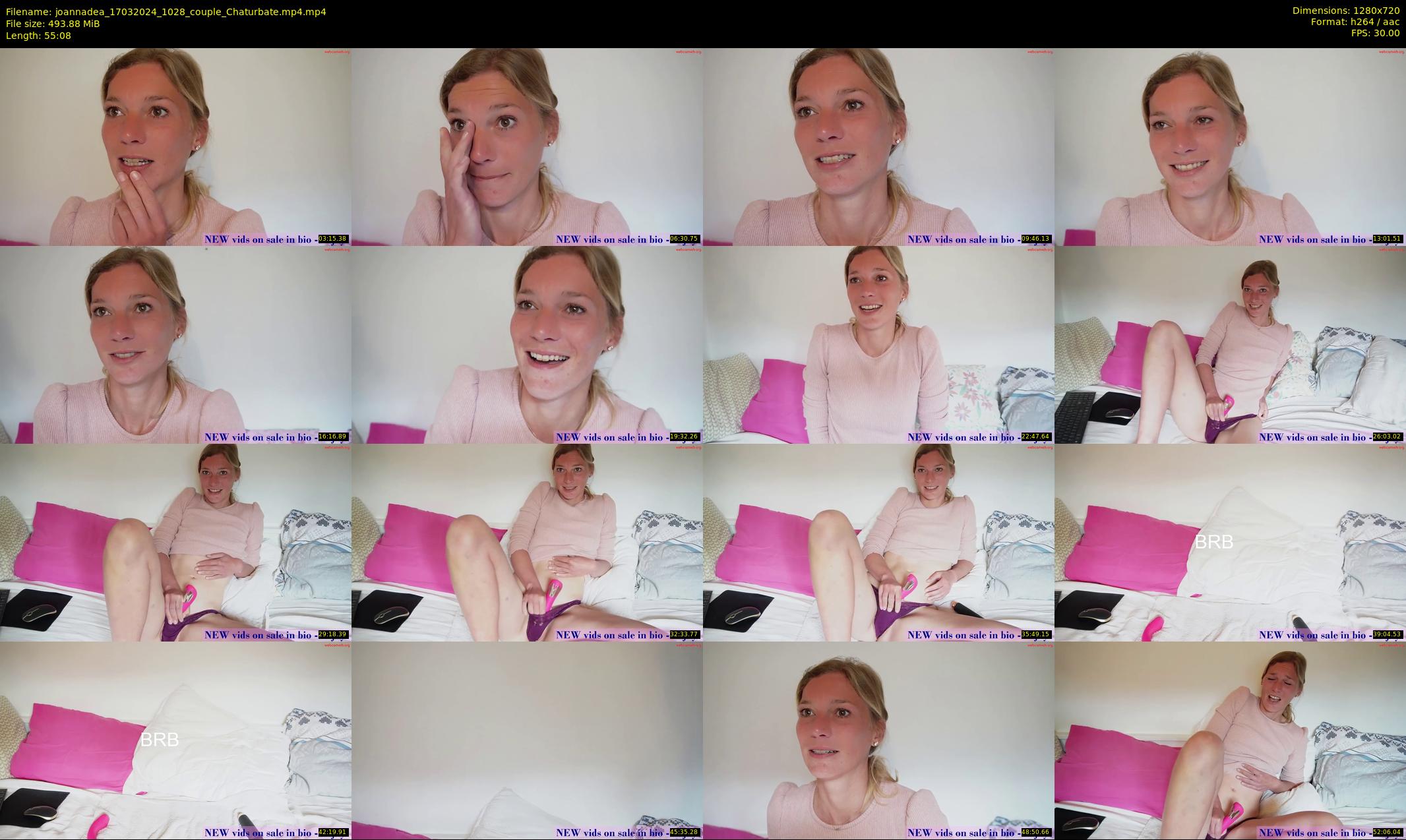 joannadea — 56 minute Chaturbate female cam show recording, 720p, Mar 17, 2024