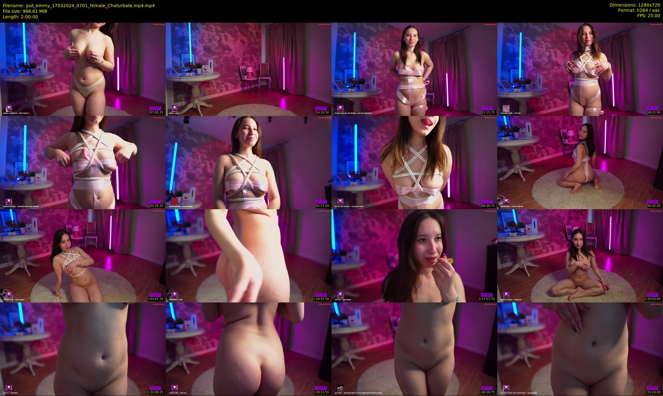 just_emmy — 120 minute Chaturbate female cam show recording, 720p, Mar 17, 2024