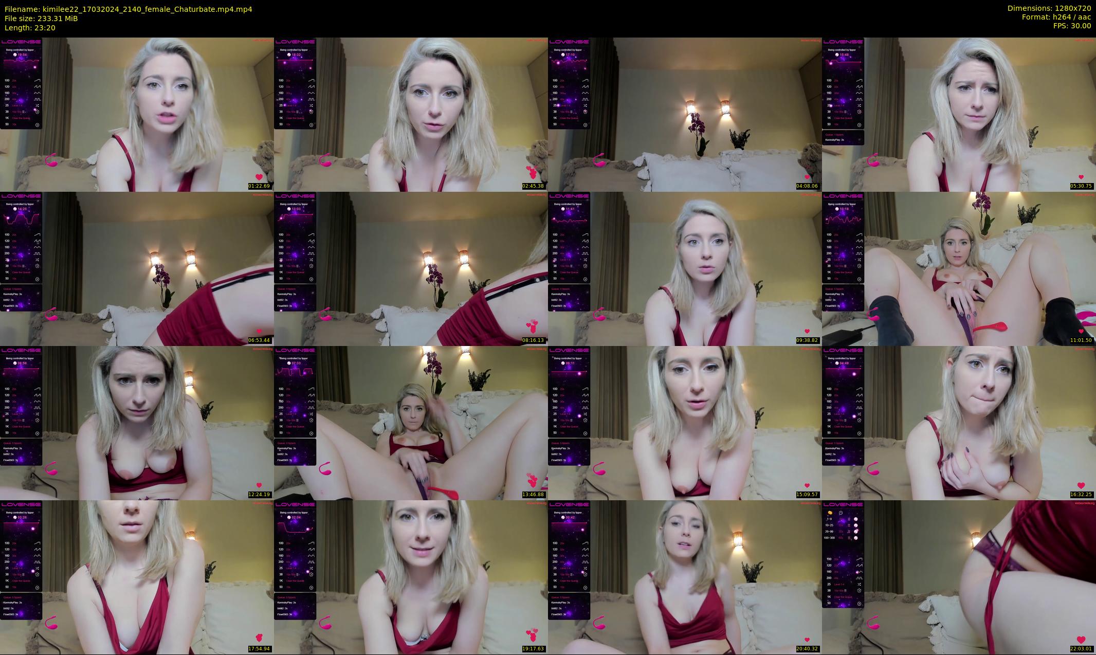 kimilee22 — 24 minute Chaturbate female cam show recording, 720p, Mar 17, 2024