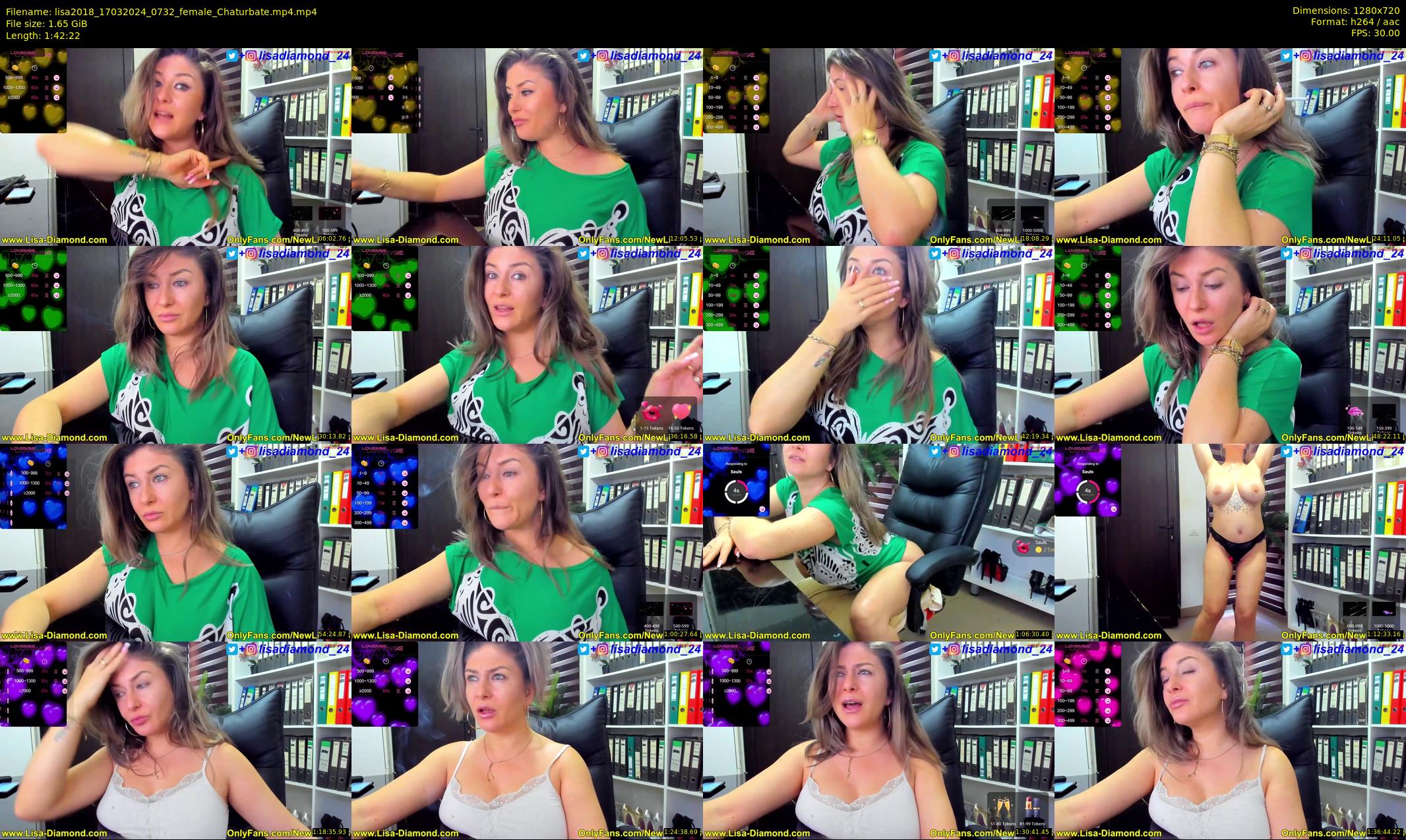 lisa2018 — 103 minute Chaturbate female cam show recording, 720p, Mar 17, 2024