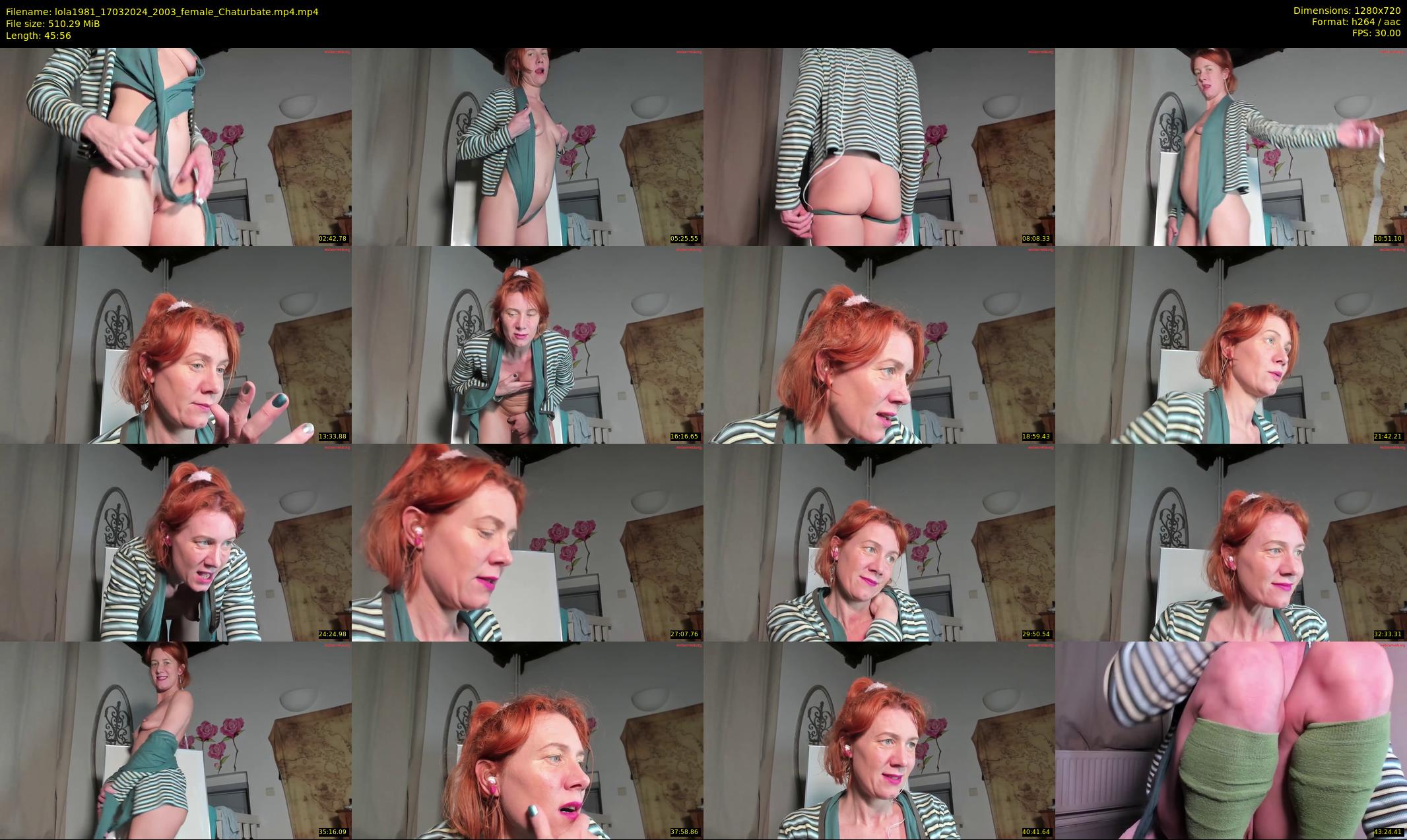 lola1981 — 46 minute Chaturbate female cam show recording, 720p, Mar 17, 2024