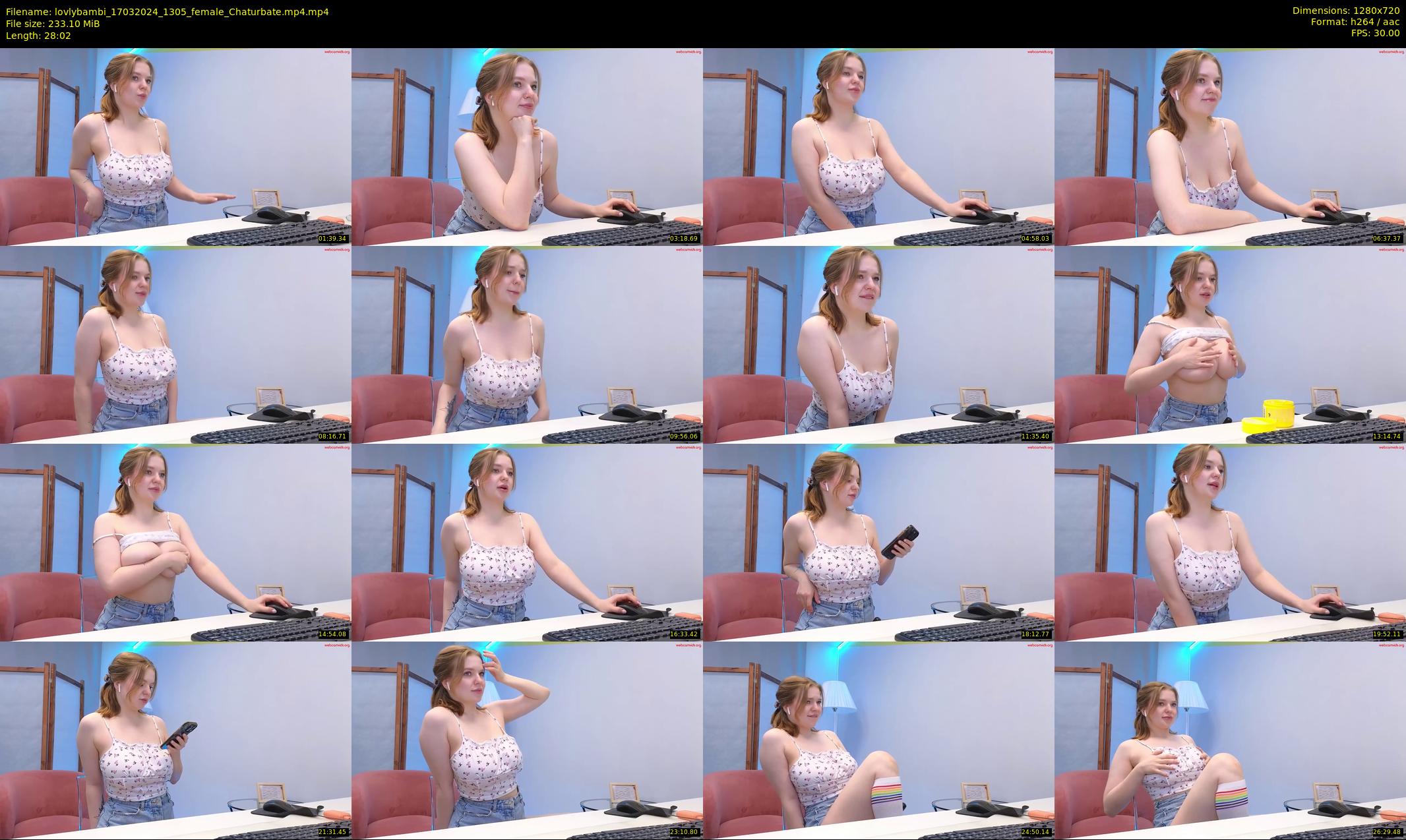 lovlybambi — 29 minute Chaturbate female cam show recording, 720p, Mar 17, 2024