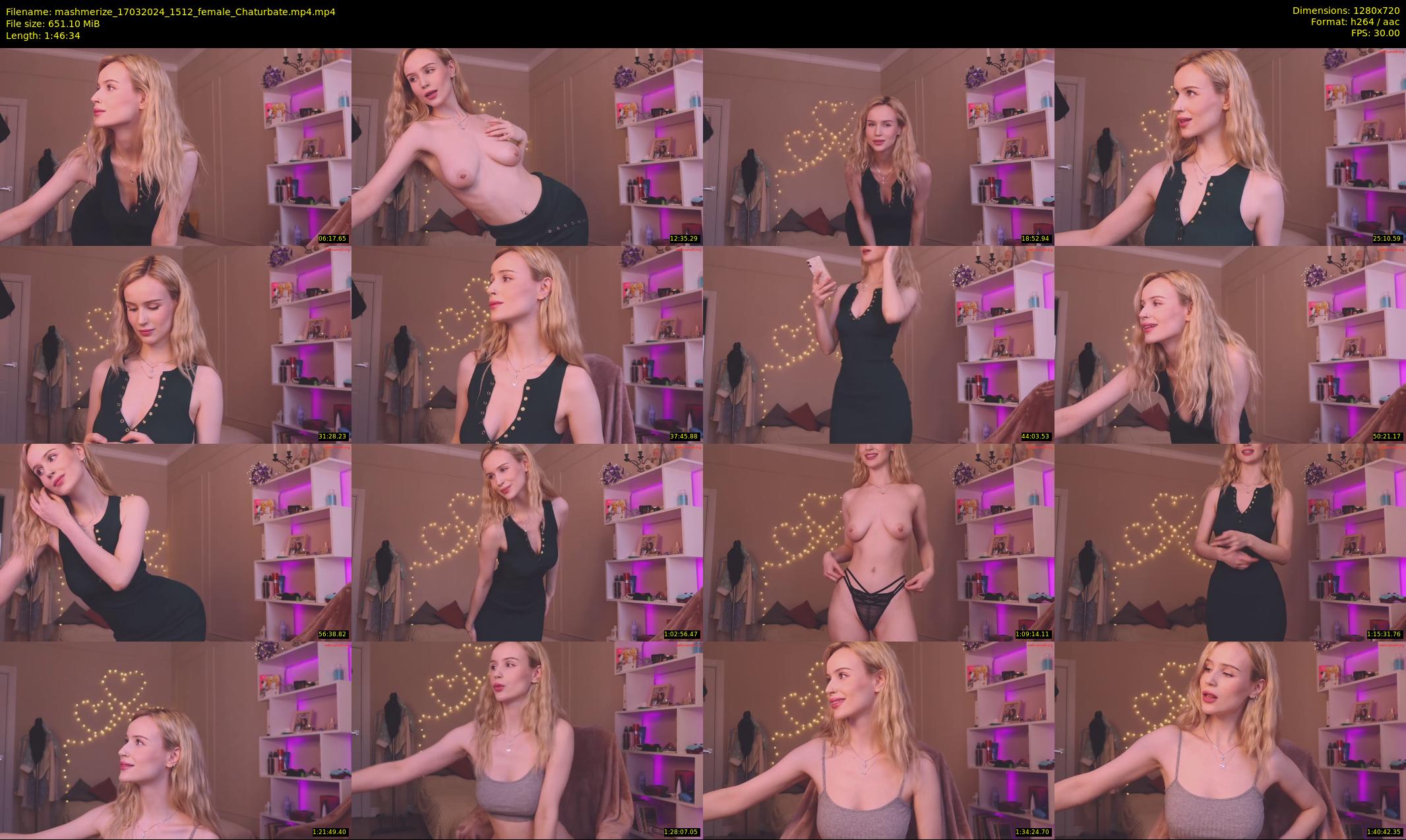 mashmerize — 107 minute Chaturbate female cam show recording, 720p, Mar 17, 2024