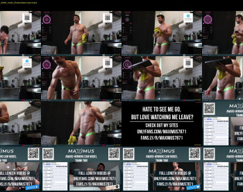 maximus_787 — 6 minute Chaturbate male cam show recording, 720p, Mar 17, 2024