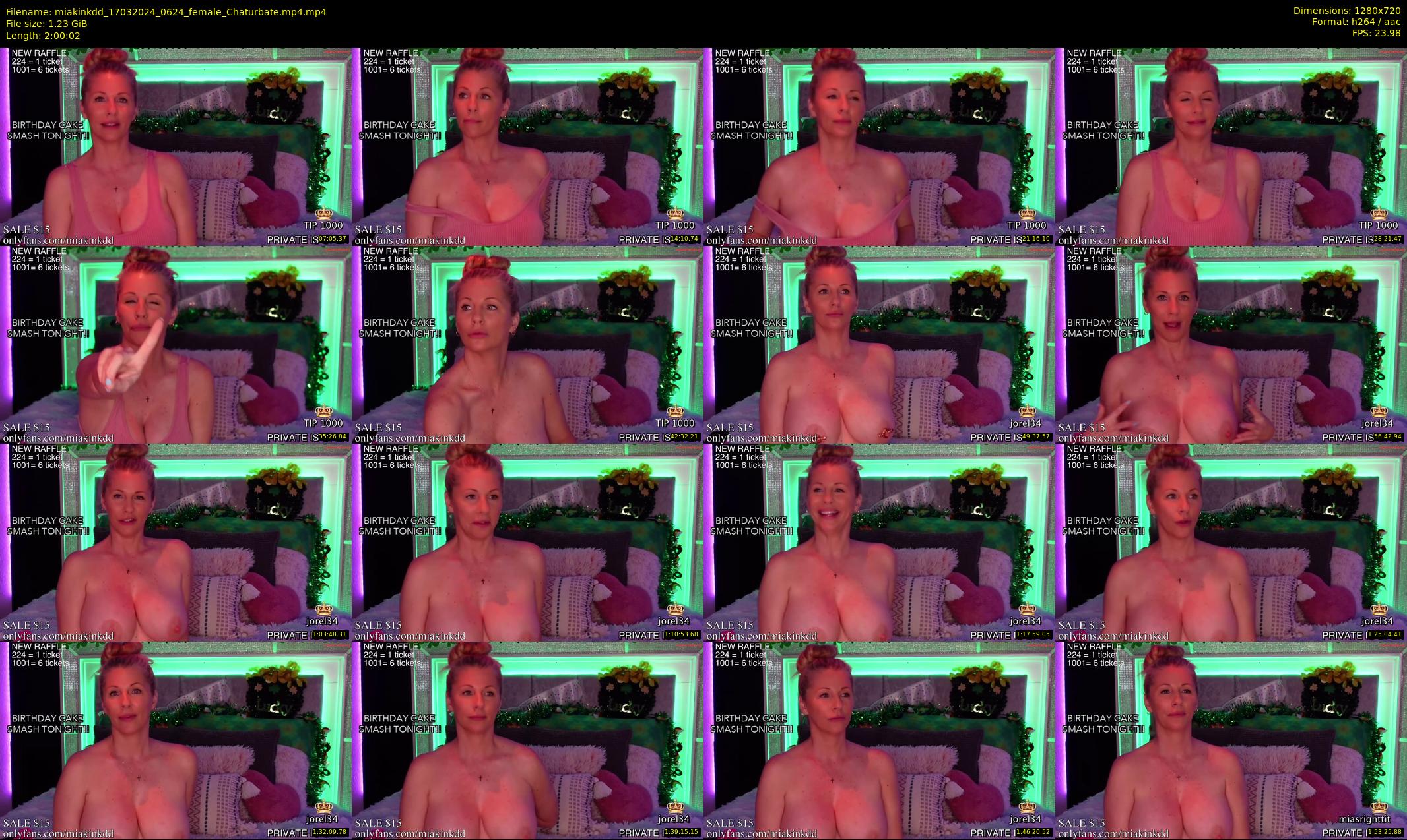 miakinkdd — 121 minute Chaturbate female cam show recording, 720p, Mar 17, 2024