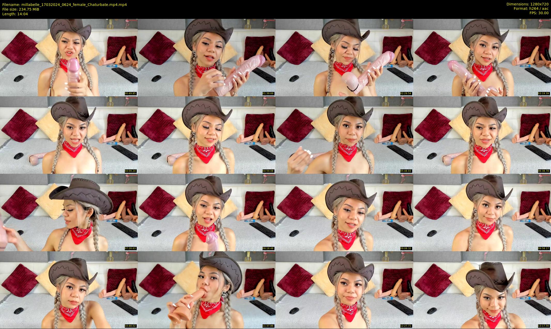 millabelle — 15 minute Chaturbate female cam show recording, 720p, Mar 17, 2024