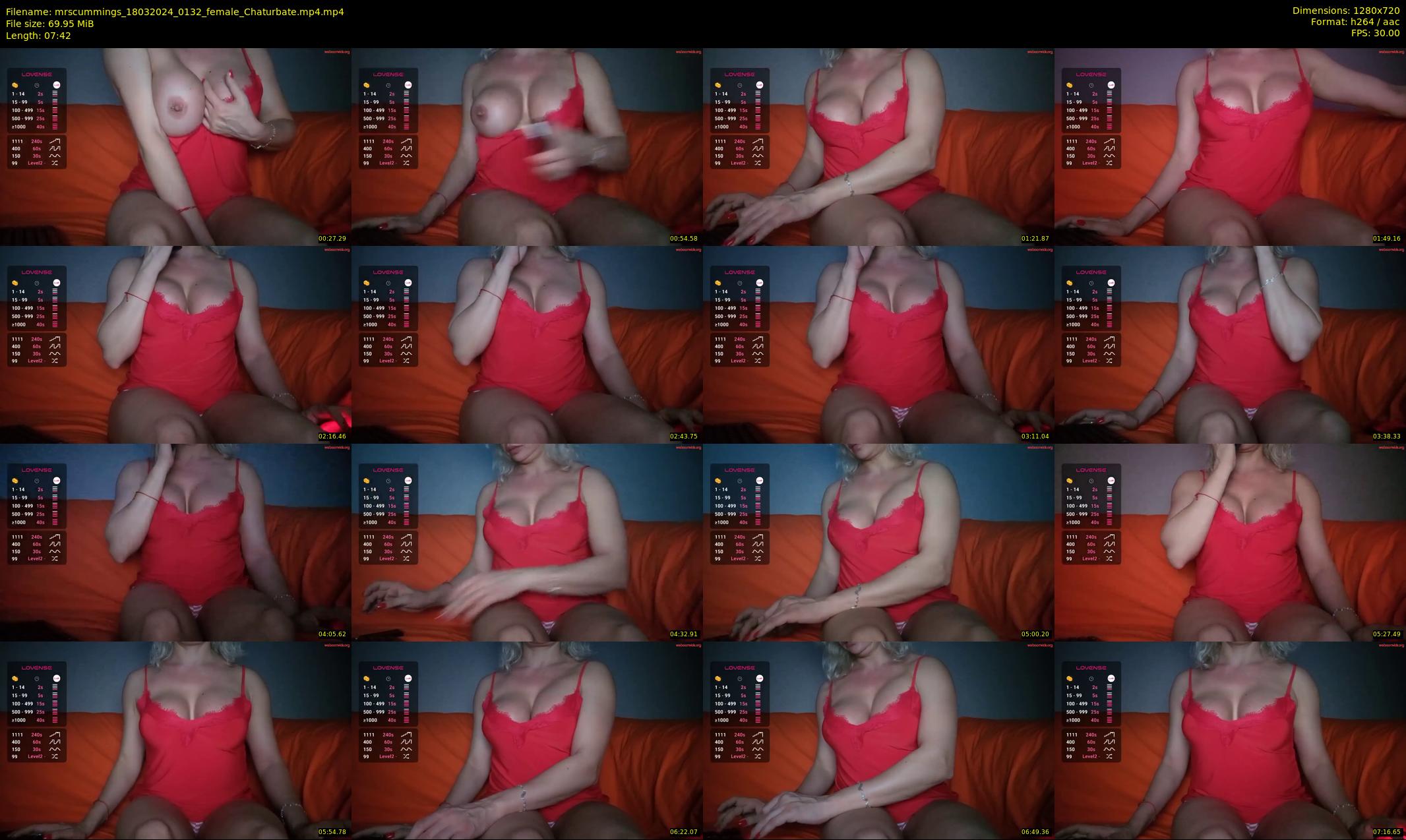 mrscummings — 8 minute Chaturbate female cam show recording, 720p, Mar 18, 2024