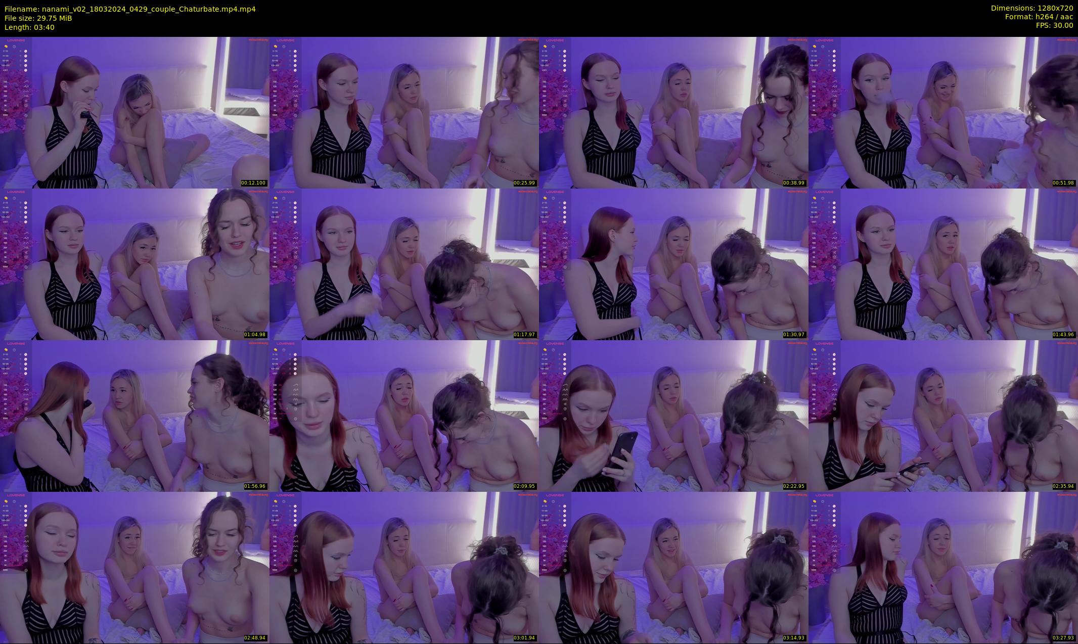 nanami_v02 — 4 minute Chaturbate couple cam show recording, 720p, Mar 18, 2024