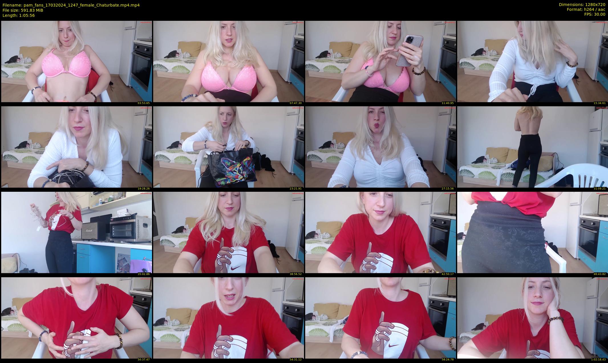 pam_fans — 66 minute Chaturbate female cam show recording, 720p, Mar 17, 2024