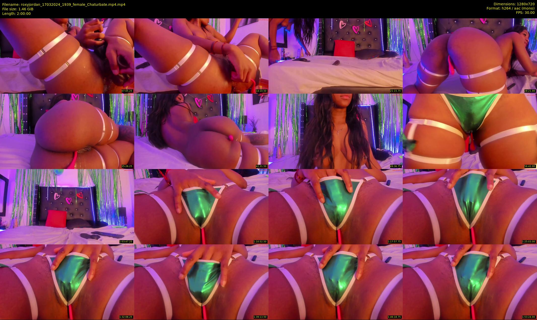 roxyjordan — 120 minute Chaturbate female cam show recording, 720p, Mar 17, 2024