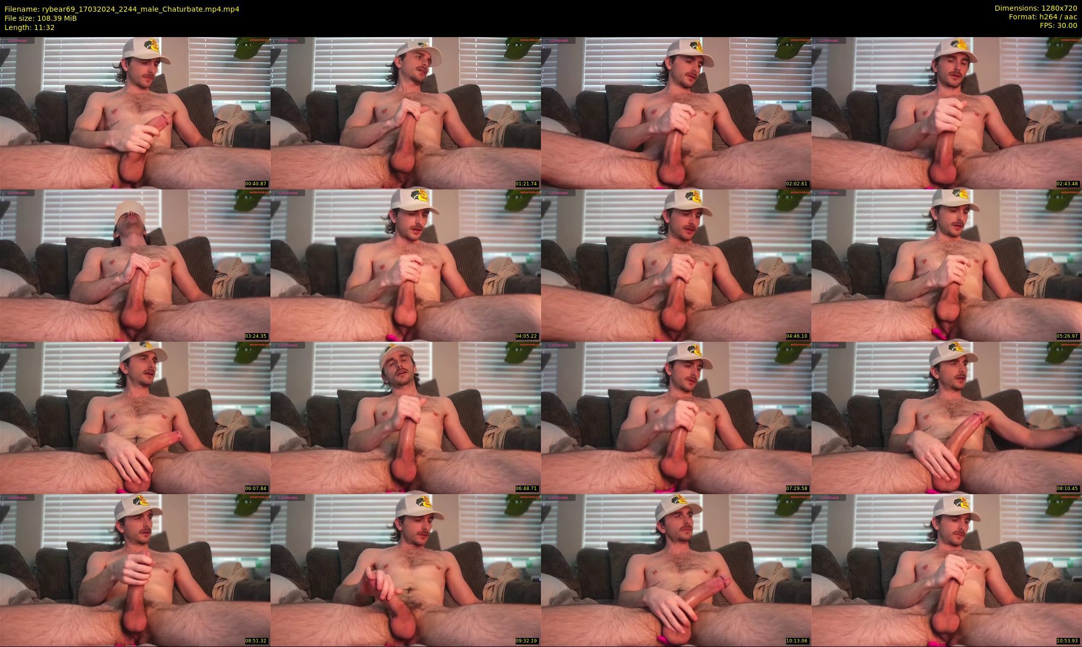 rybear69 — 12 minute Chaturbate male cam show recording, 720p, Mar 17, 2024
