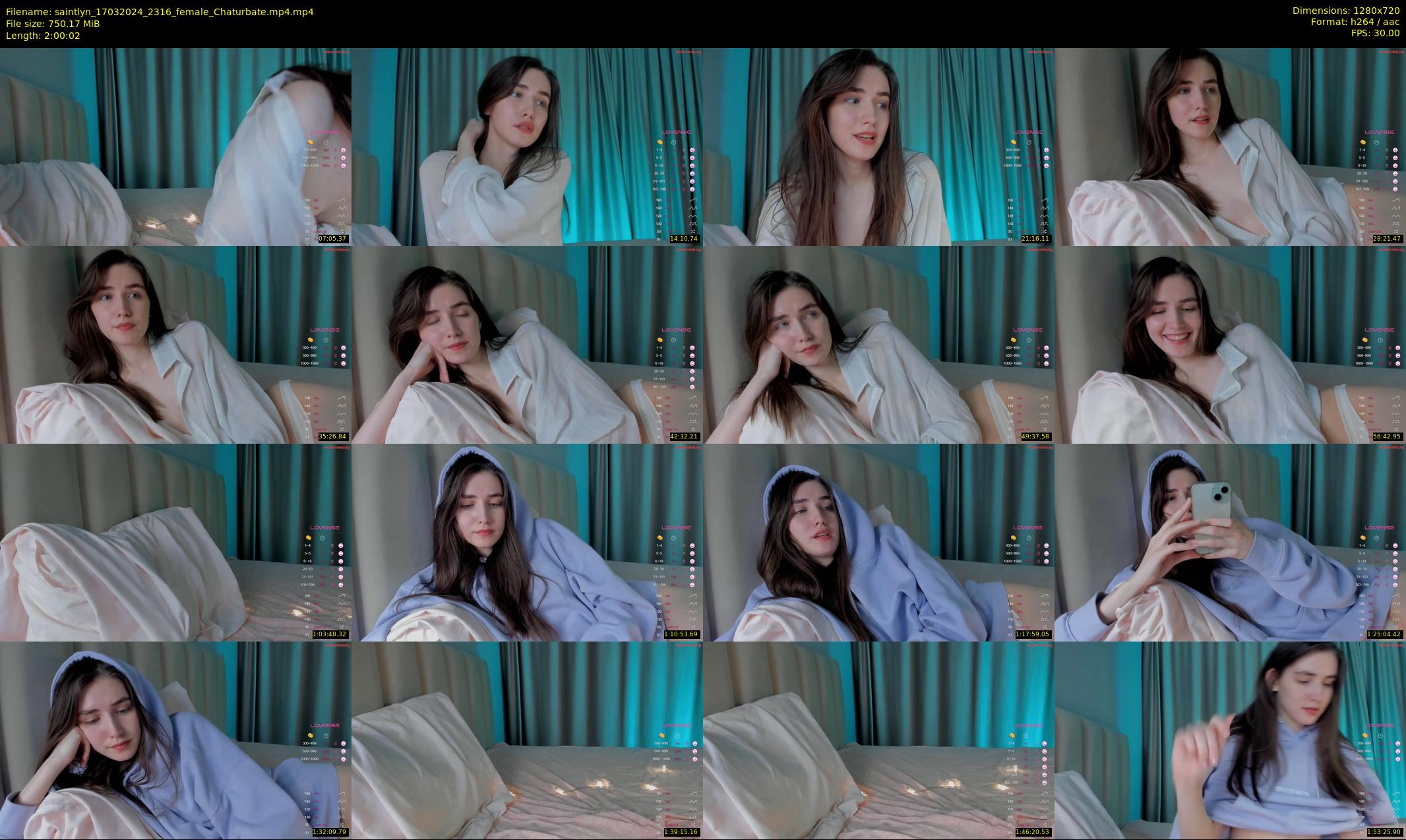 saintlyn — 121 minute Chaturbate female cam show recording, 720p, Mar 17, 2024