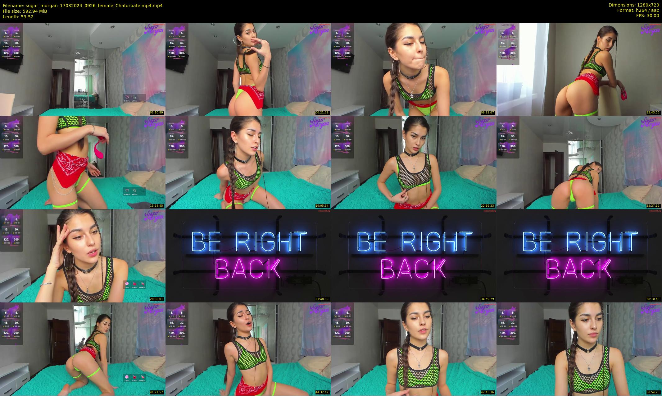 sugar_morgan — 54 minute Chaturbate female cam show recording, 720p, Mar 17, 2024
