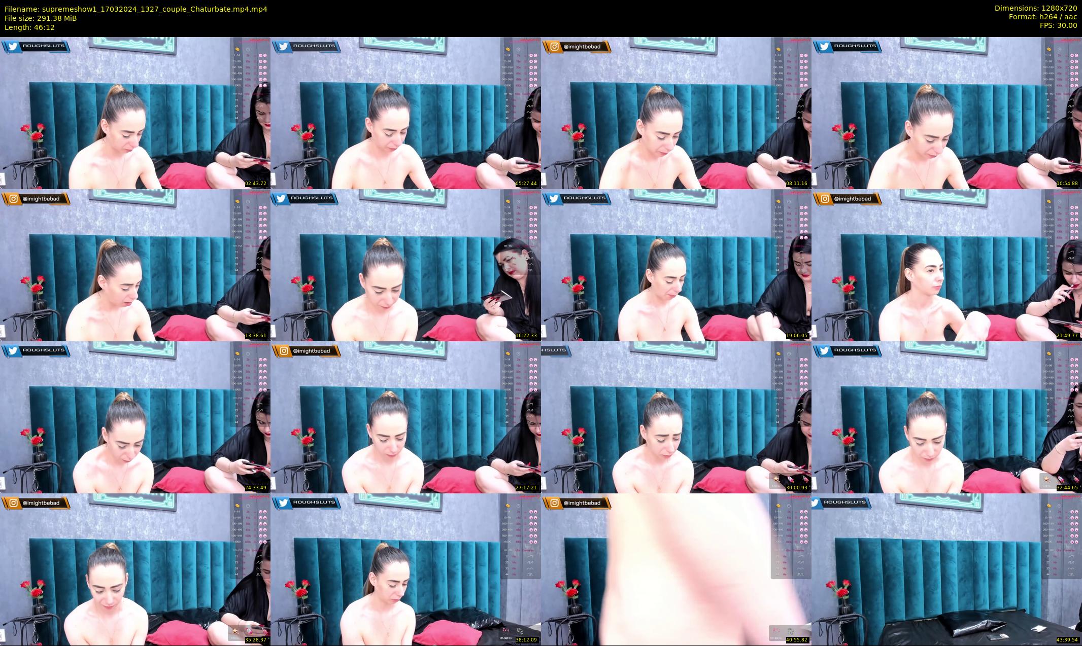 supremeshow1 — 47 minute Chaturbate couple cam show recording, 720p, Mar 17, 2024