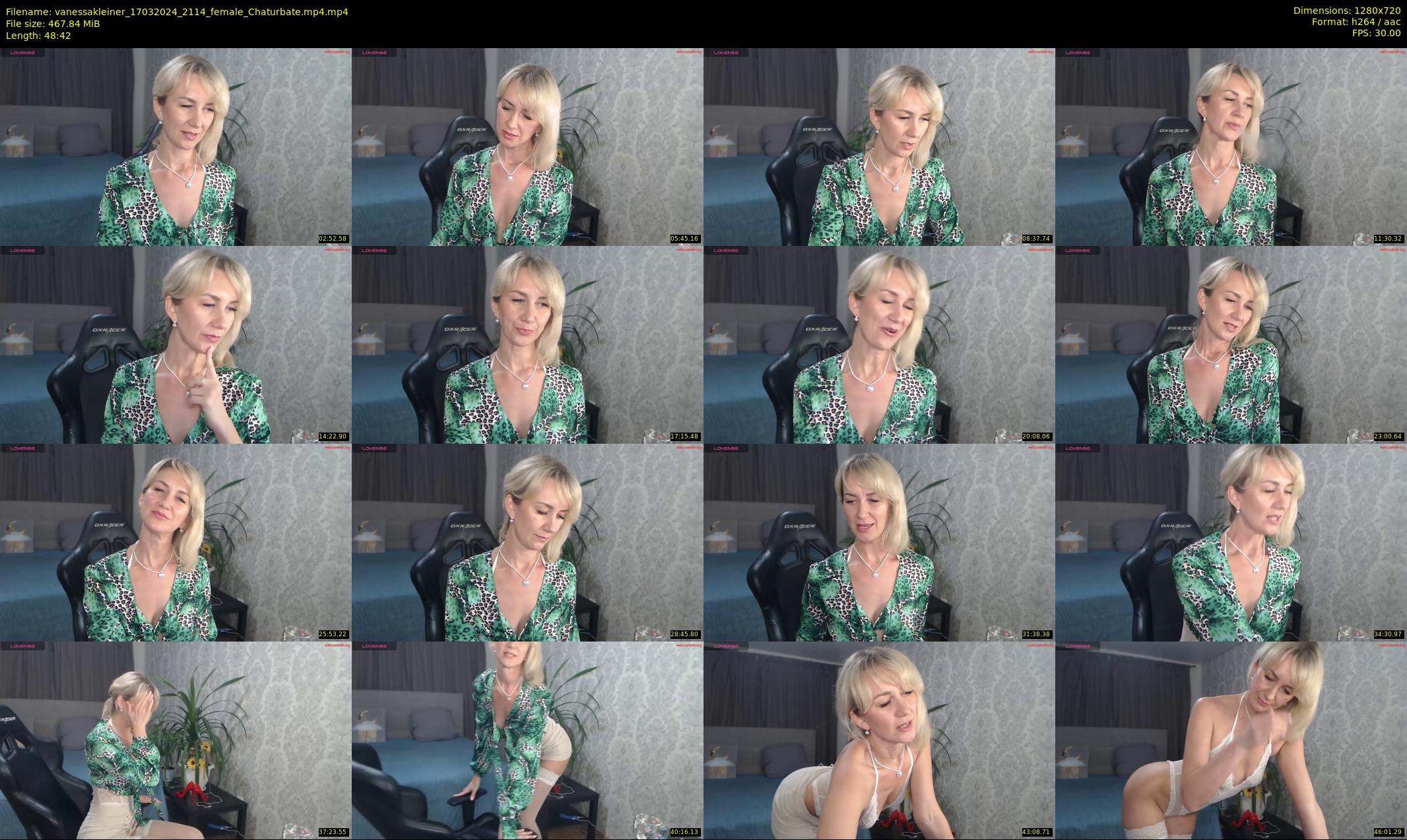 vanessakleiner — 49 minute Chaturbate female cam show recording, 720p, Mar 17, 2024