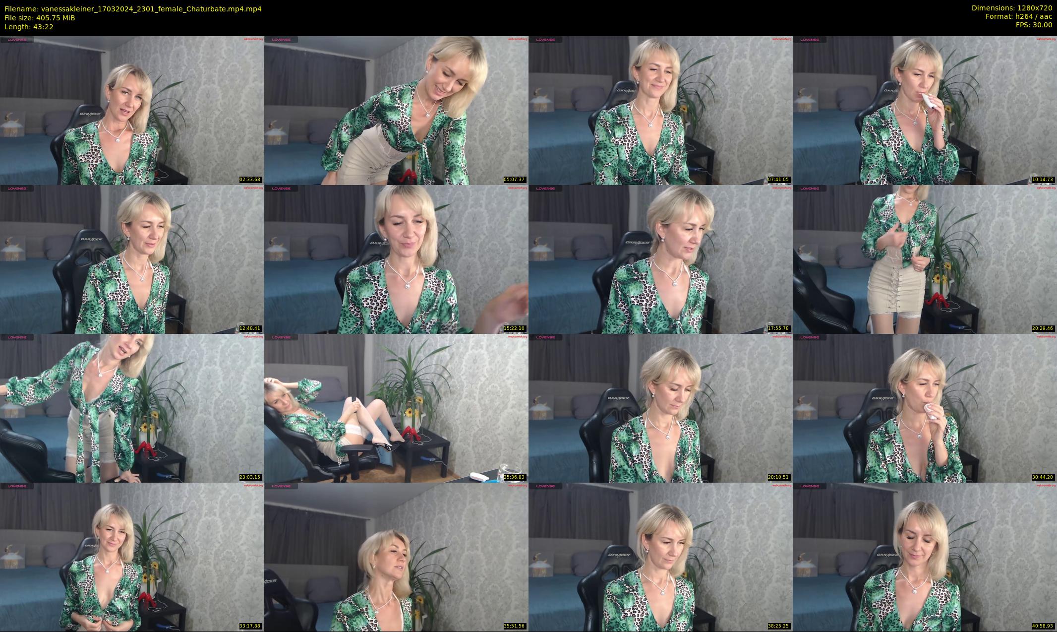vanessakleiner — 44 minute Chaturbate female cam show recording, 720p, Mar 17, 2024