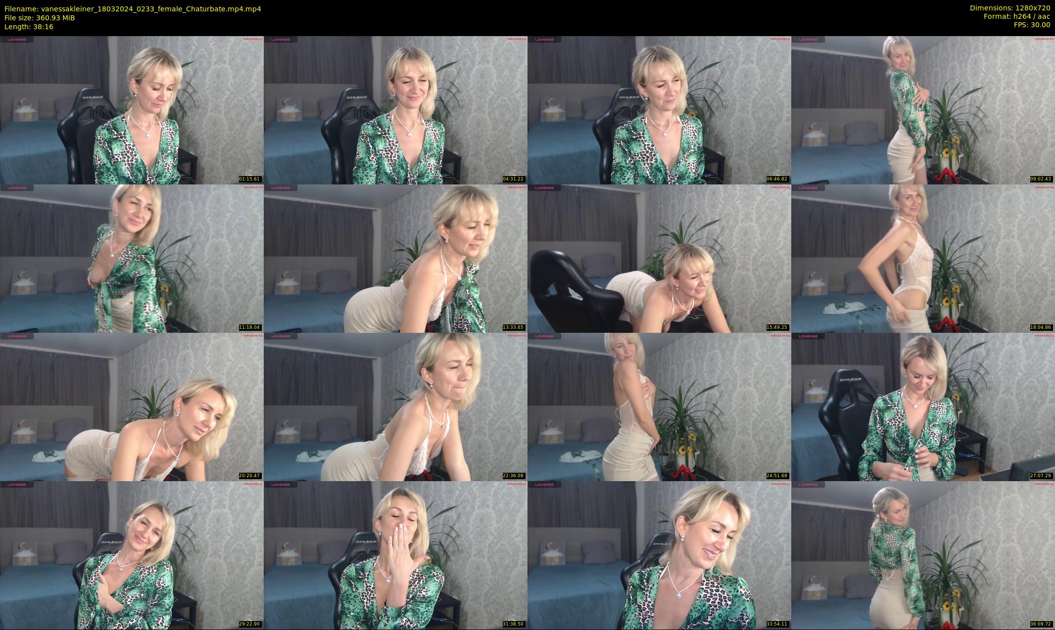 vanessakleiner — 39 minute Chaturbate female cam show recording, 720p, Mar 18, 2024