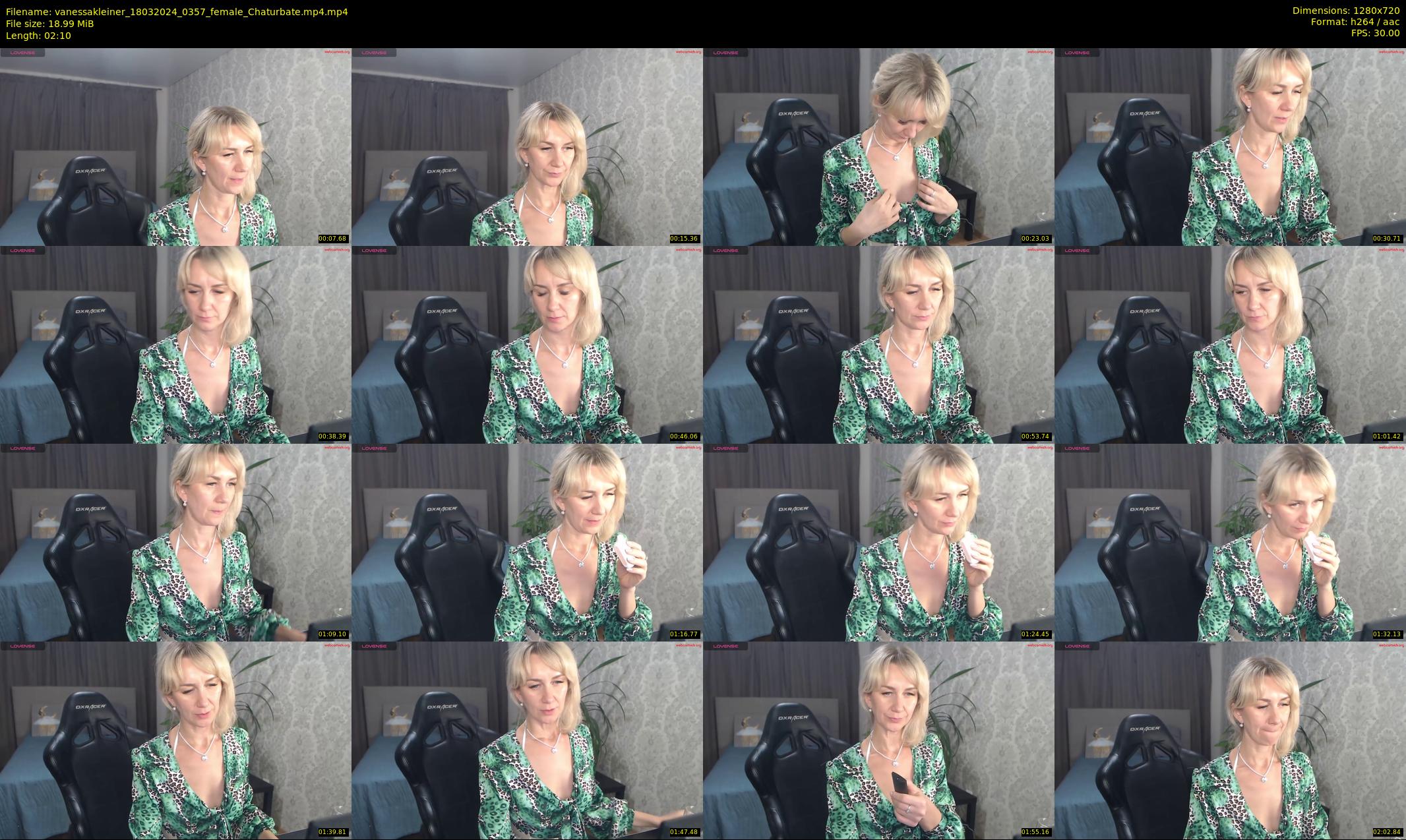 vanessakleiner — 3 minute Chaturbate female cam show recording, 720p, Mar 18, 2024