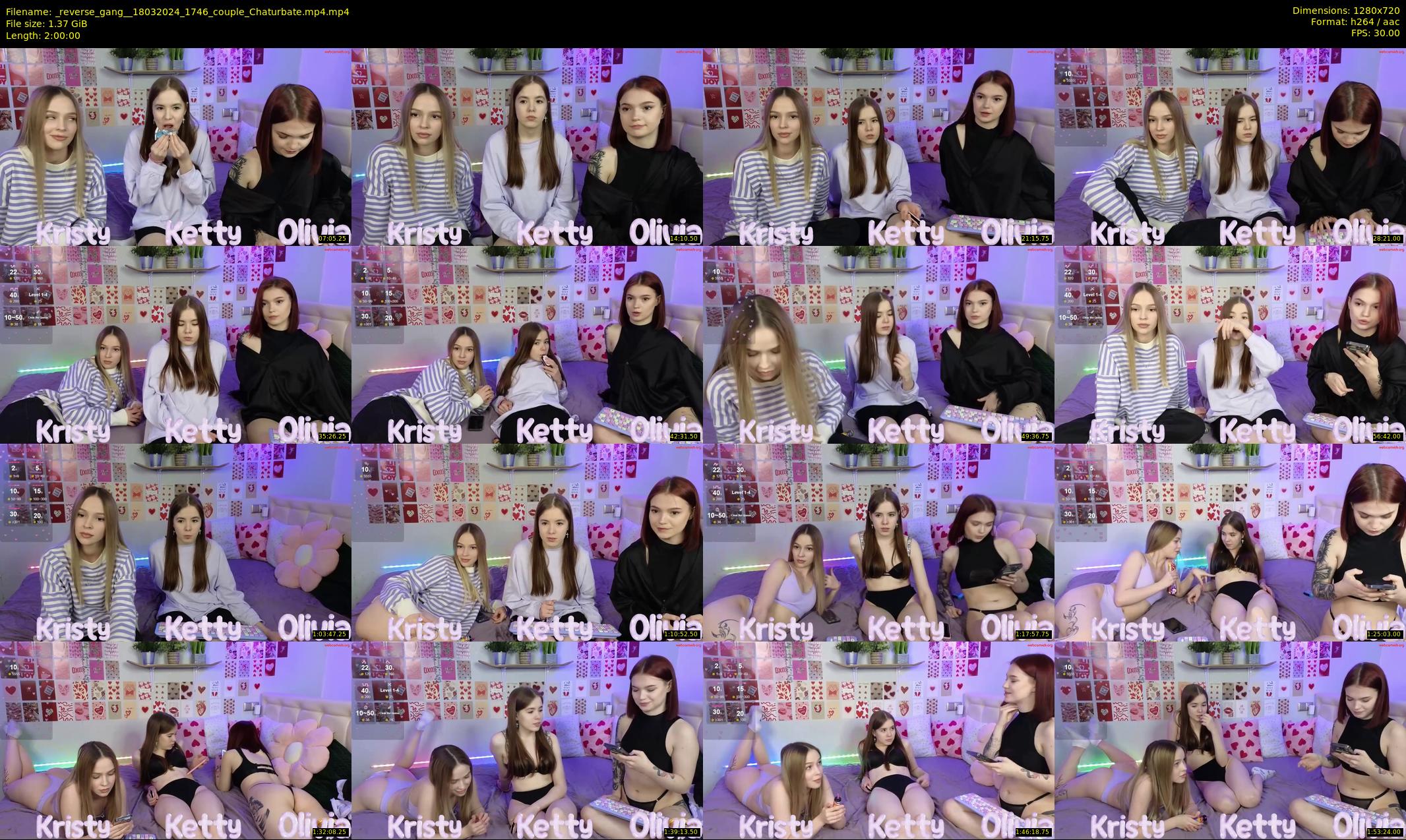 _reverse_gang_ — 120 minute Chaturbate couple cam show recording, 720p, Mar 18, 2024