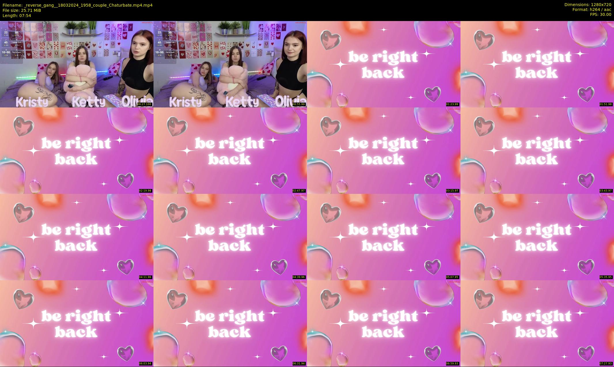 _reverse_gang_ — 8 minute Chaturbate couple cam show recording, 720p, Mar 18, 2024