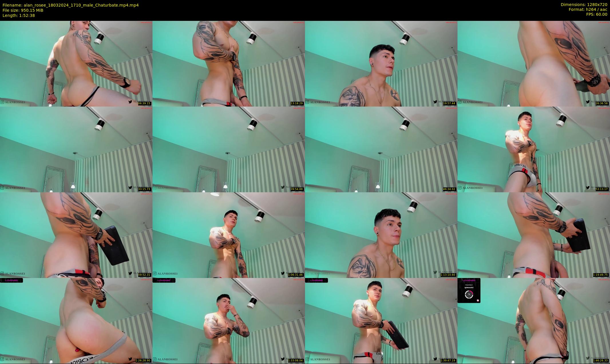 alan_rosee — 113 minute Chaturbate male cam show recording, 720p, Mar 18, 2024
