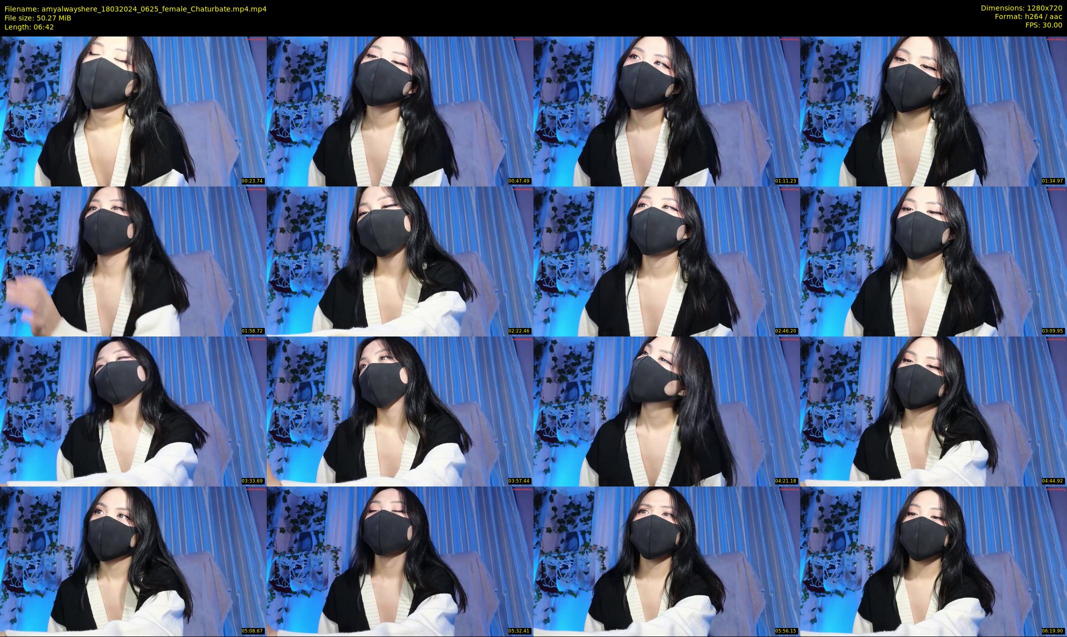 amyalwayshere — 7 minute Chaturbate female cam show recording, 720p, Mar 18, 2024