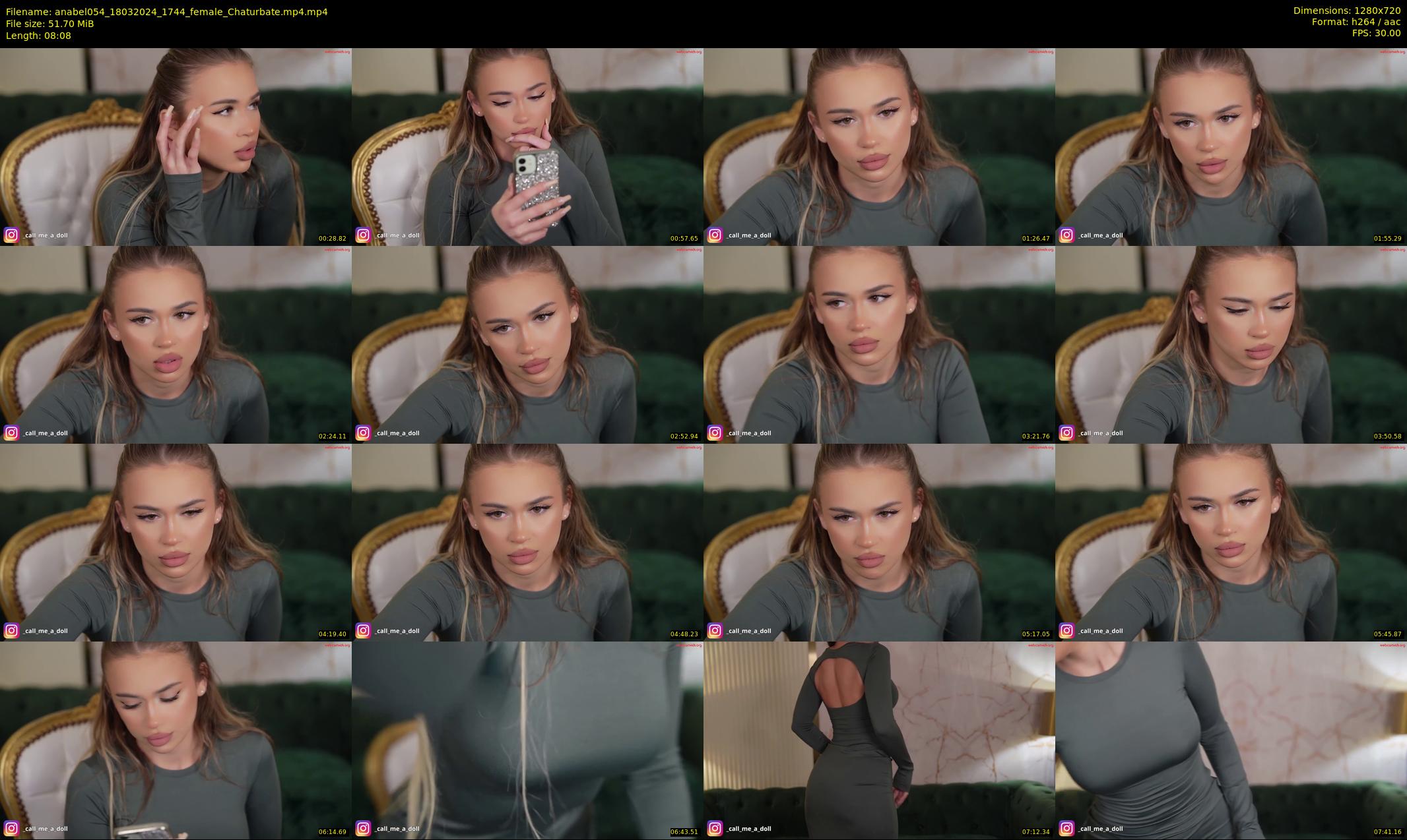 anabel054 — 9 minute Chaturbate female cam show recording, 720p, Mar 18, 2024