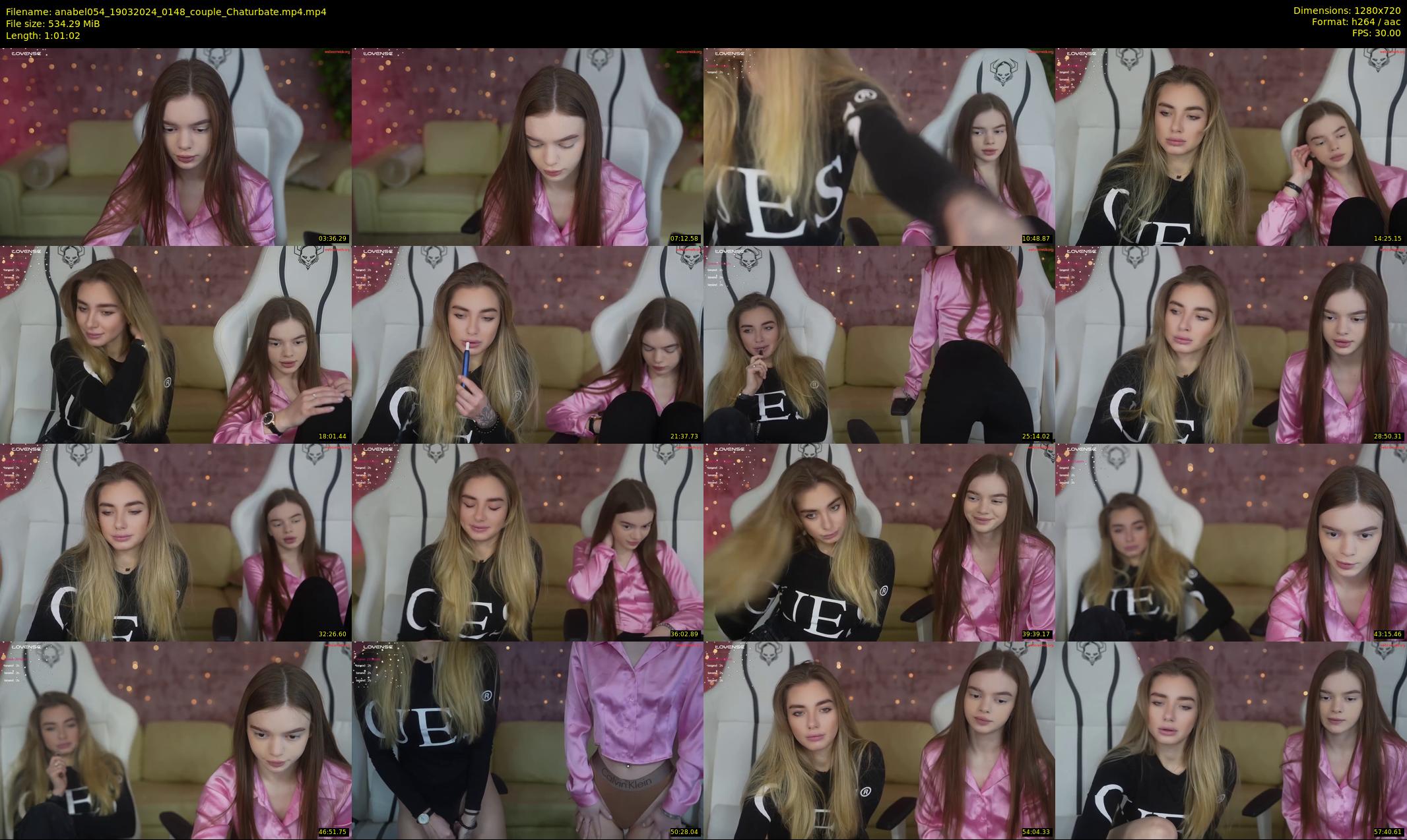 anabel054 — 62 minute Chaturbate female cam show recording, 720p, Mar 19, 2024