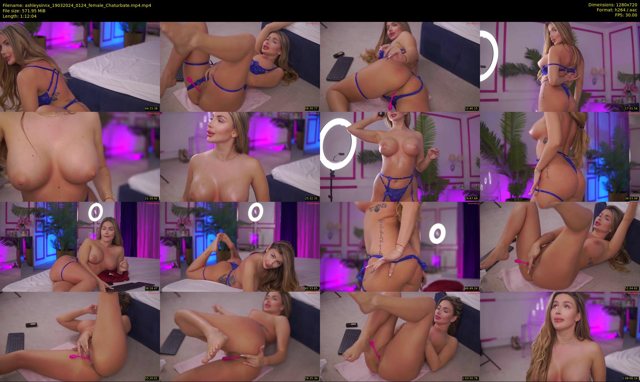 ashleysinnx — 73 minute Chaturbate female cam show recording, 720p, Mar 19, 2024