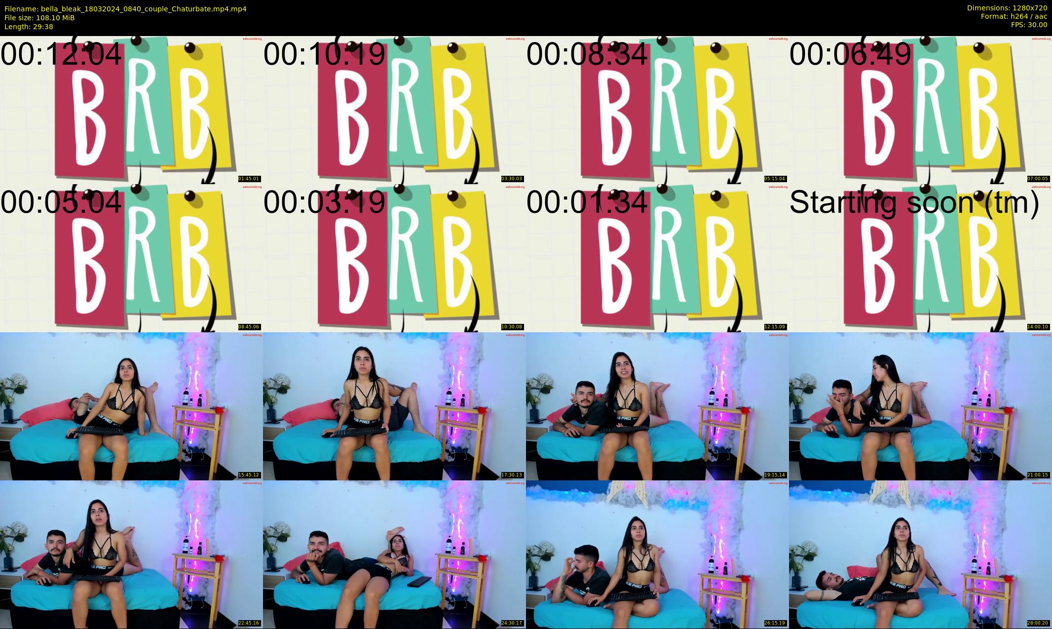 bella_bleak — 30 minute Chaturbate couple cam show recording, 720p, Mar 18, 2024