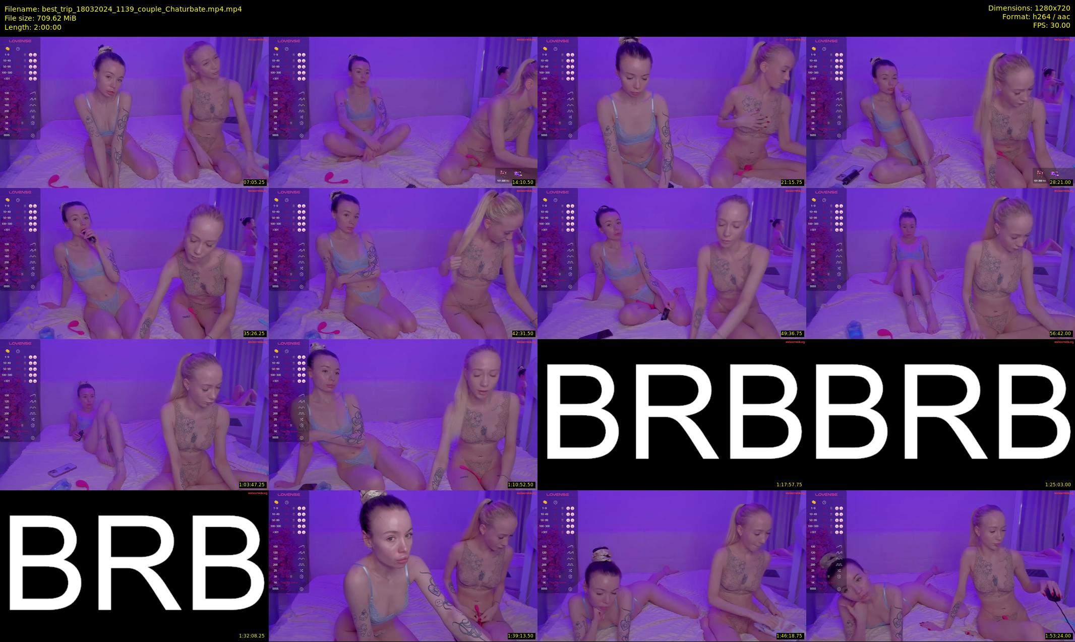 best_trip — 120 minute Chaturbate couple cam show recording, 720p, Mar 18, 2024