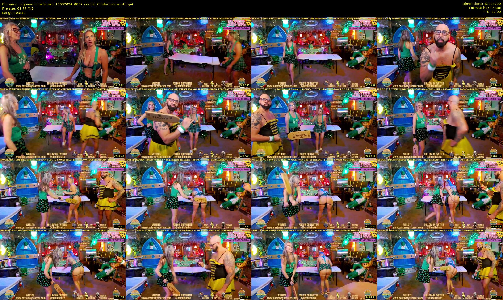 bigbananamilfshake — 4 minute Chaturbate couple cam show recording, 720p, Mar 18, 2024