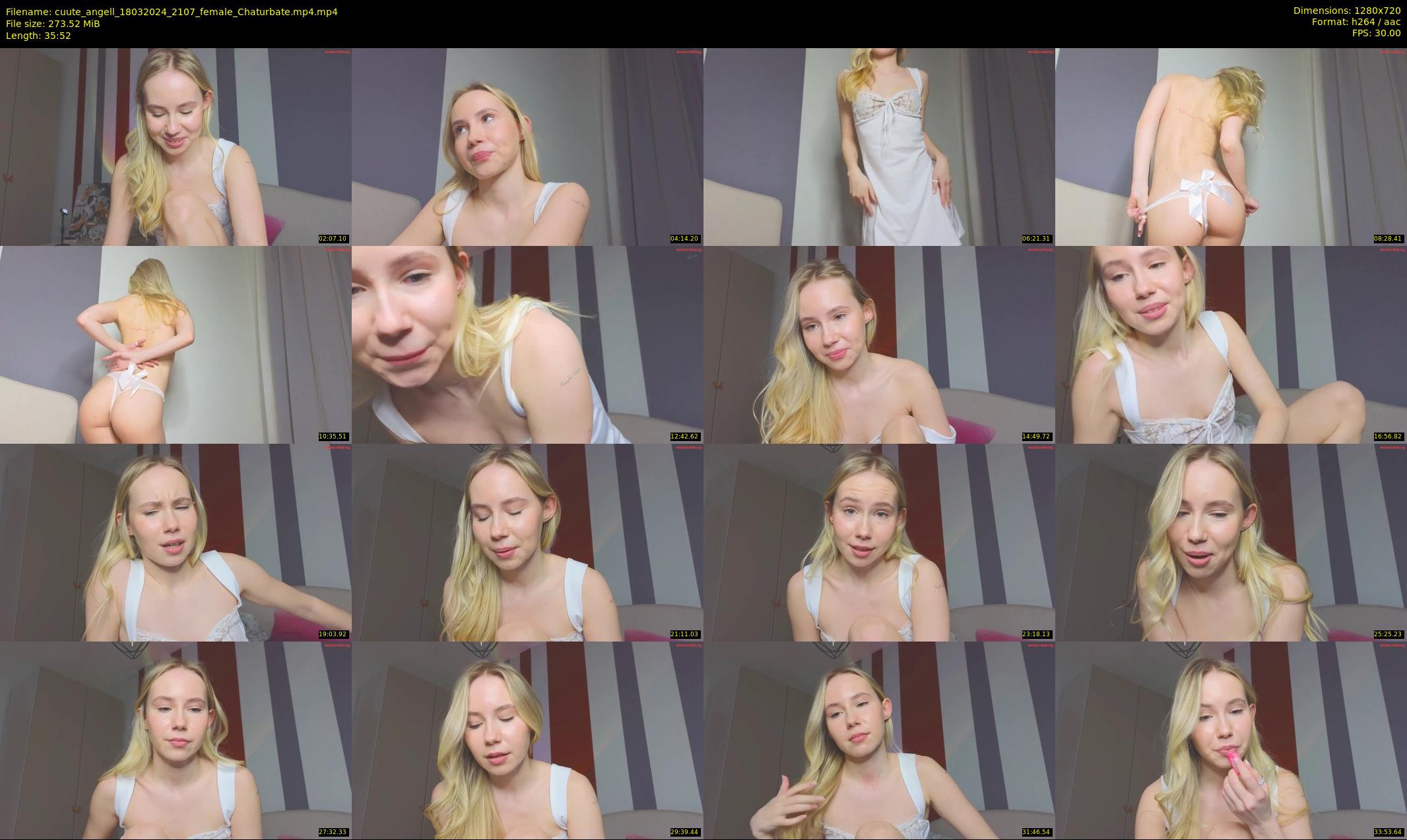cuute_angell — 36 minute Chaturbate female cam show recording, 720p, Mar 18, 2024